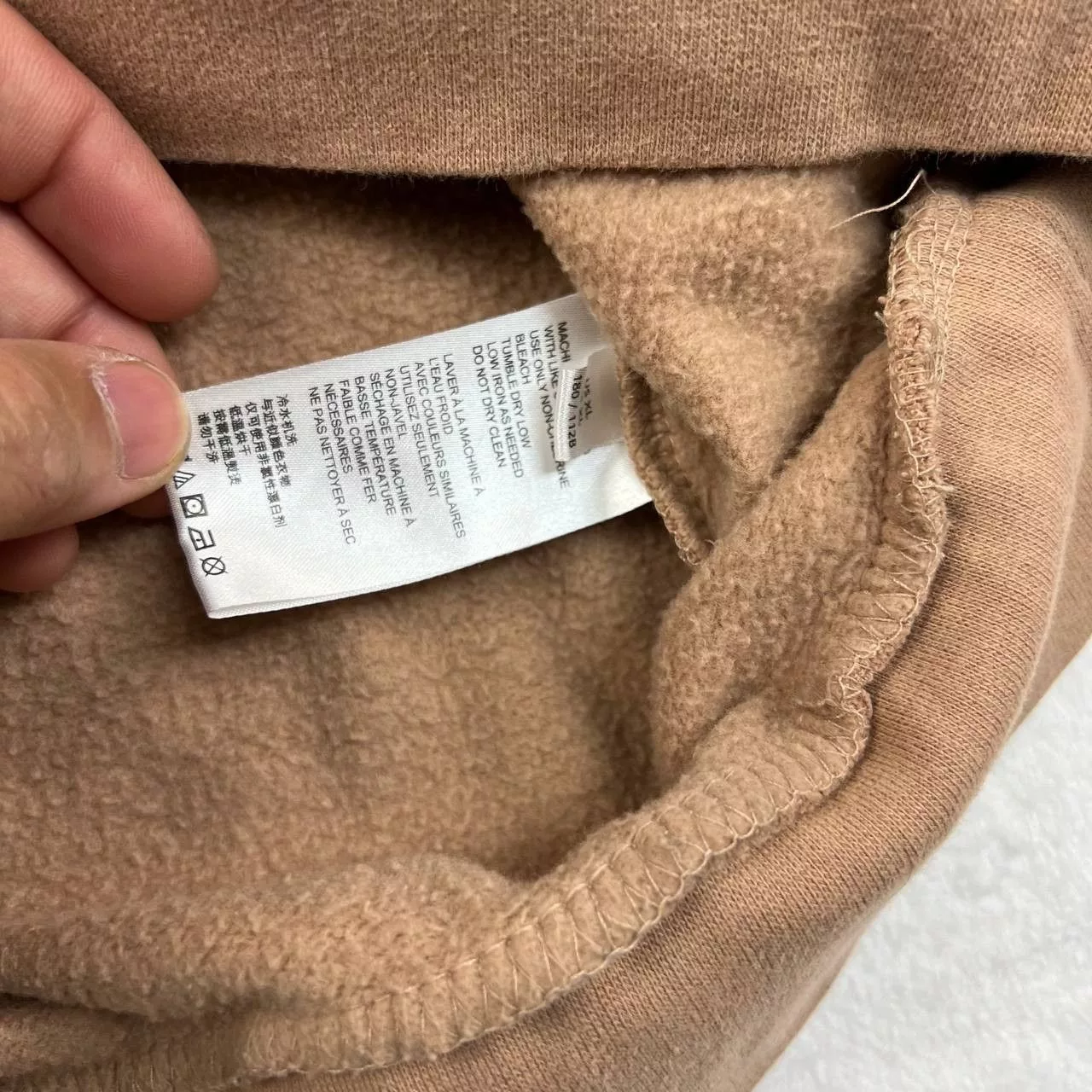 Other Sweatshirts Hoodies Other Standard/Cloth Sweatshirt Mens Pullover Long Sleeves XL Brown
