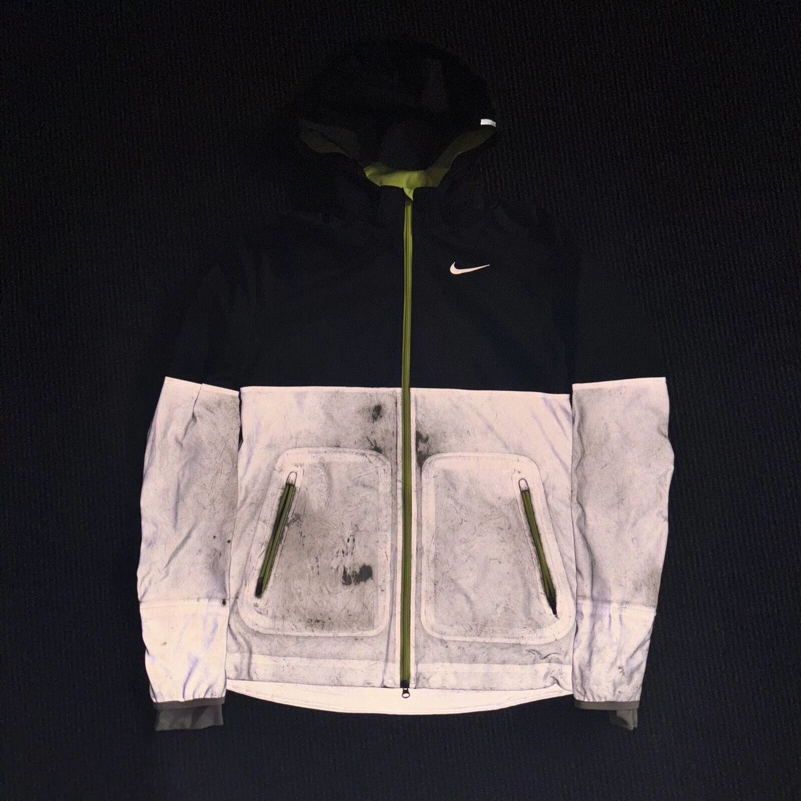 Nike Jackets Nike Jacket Size S Shield Flash Reflective Windbreaker Gray