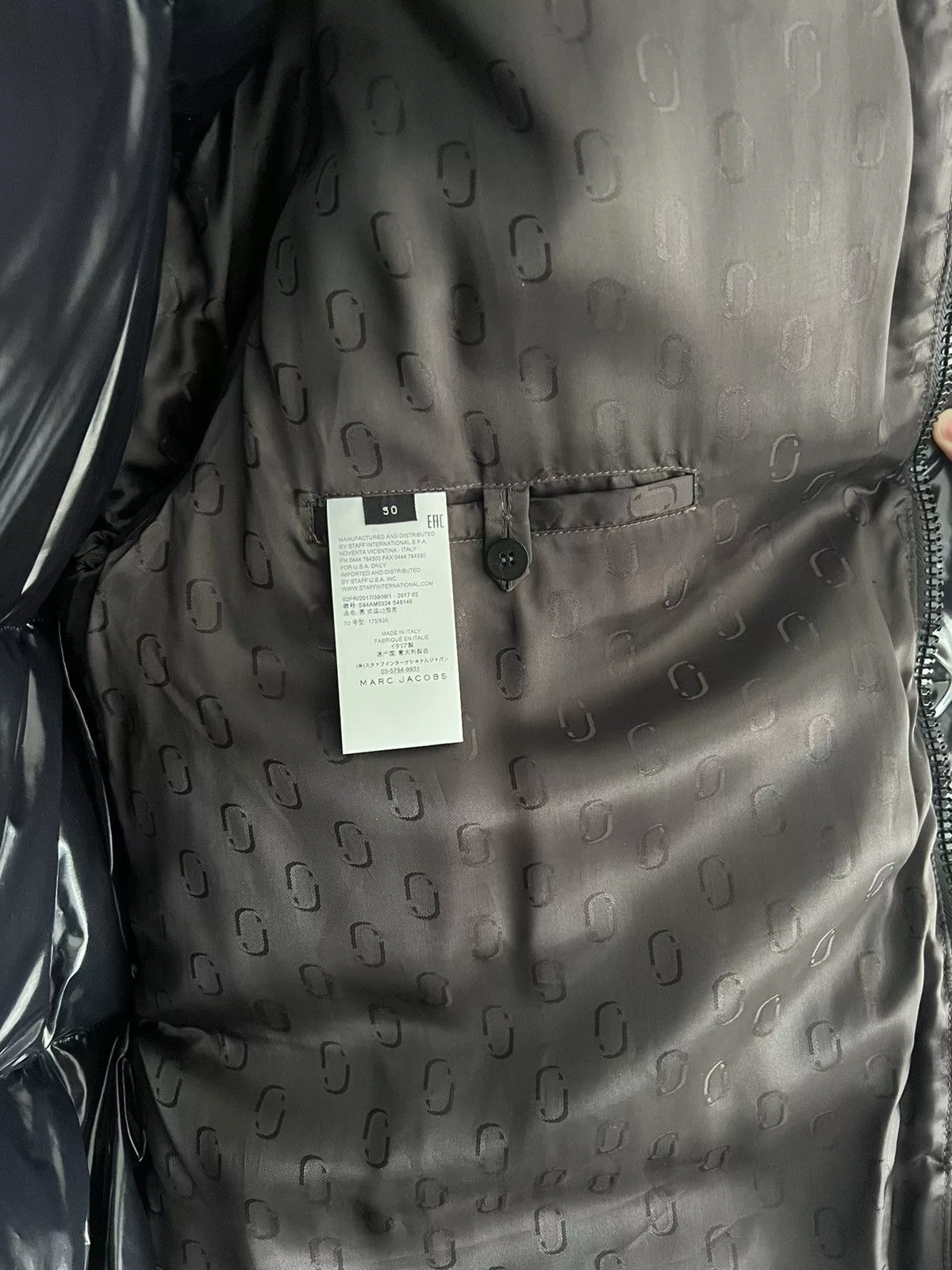 Marc Jacobs Heavy Coats Marc Jacobs black down jacket sz 50