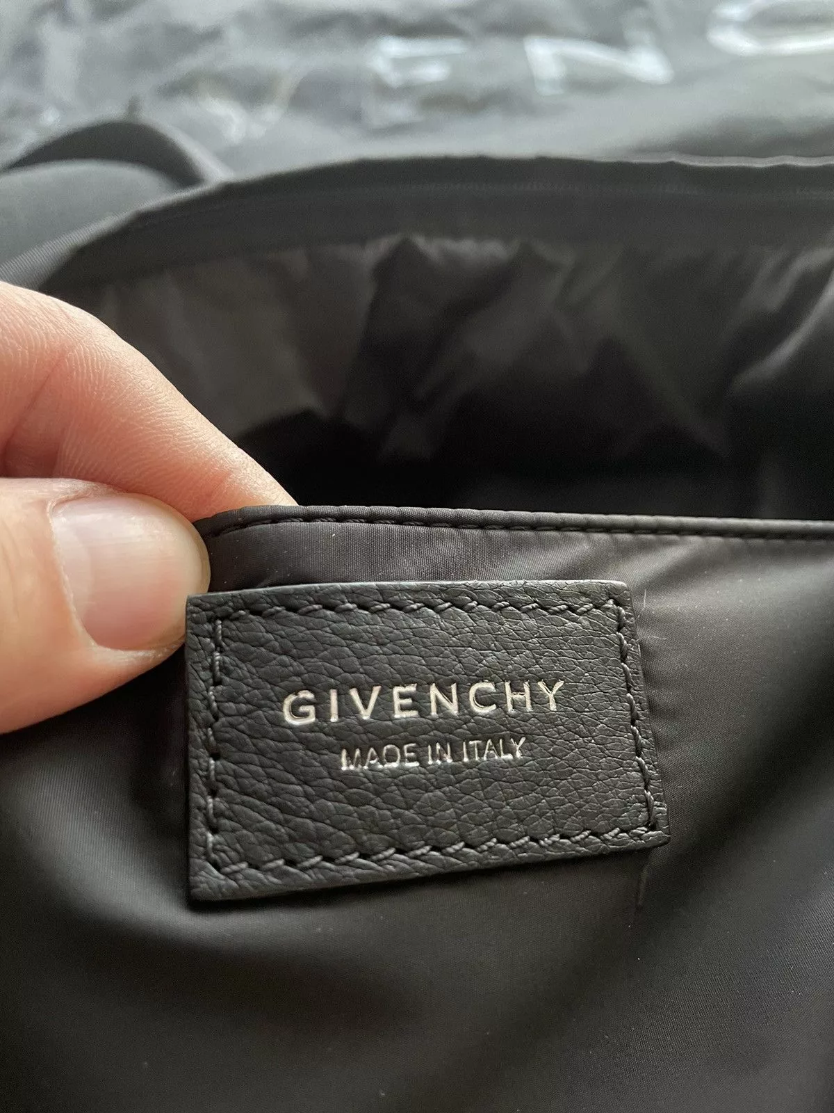 Givenchy Backpacks Givenchy Rare Limited Super Runway Classic Logo Everyday Backpack Black