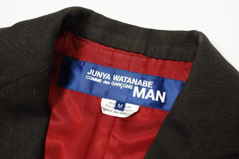 Junya Watanabe Light Jackets Junya Watanabe Jacket Tailored Back Design Wool Khaki Brown