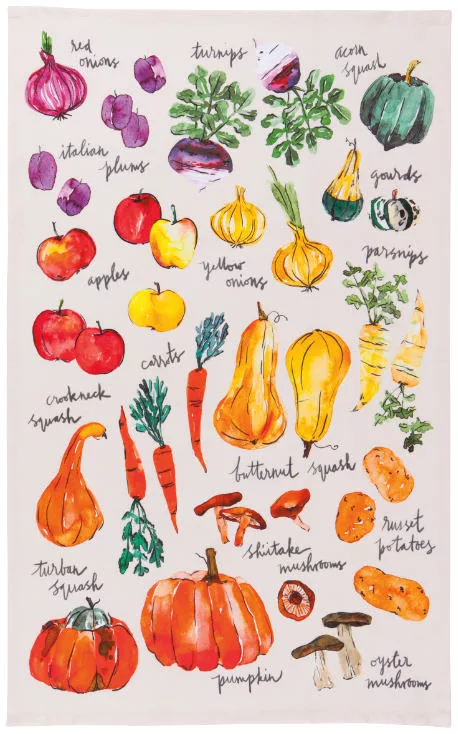 Veggie Stand Towel