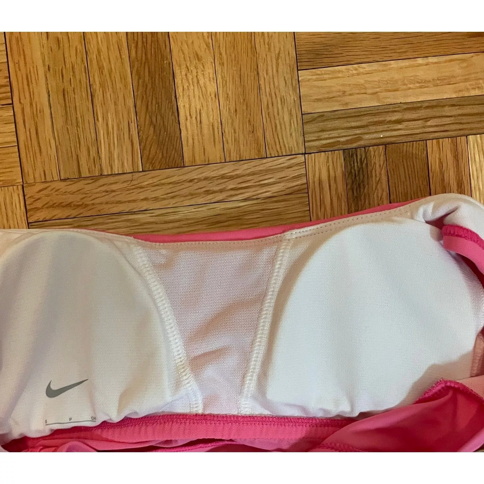 Nike Miscellaneous Nike Bathing Suit- One Piece with Mesh Panels - Size Small Pink
