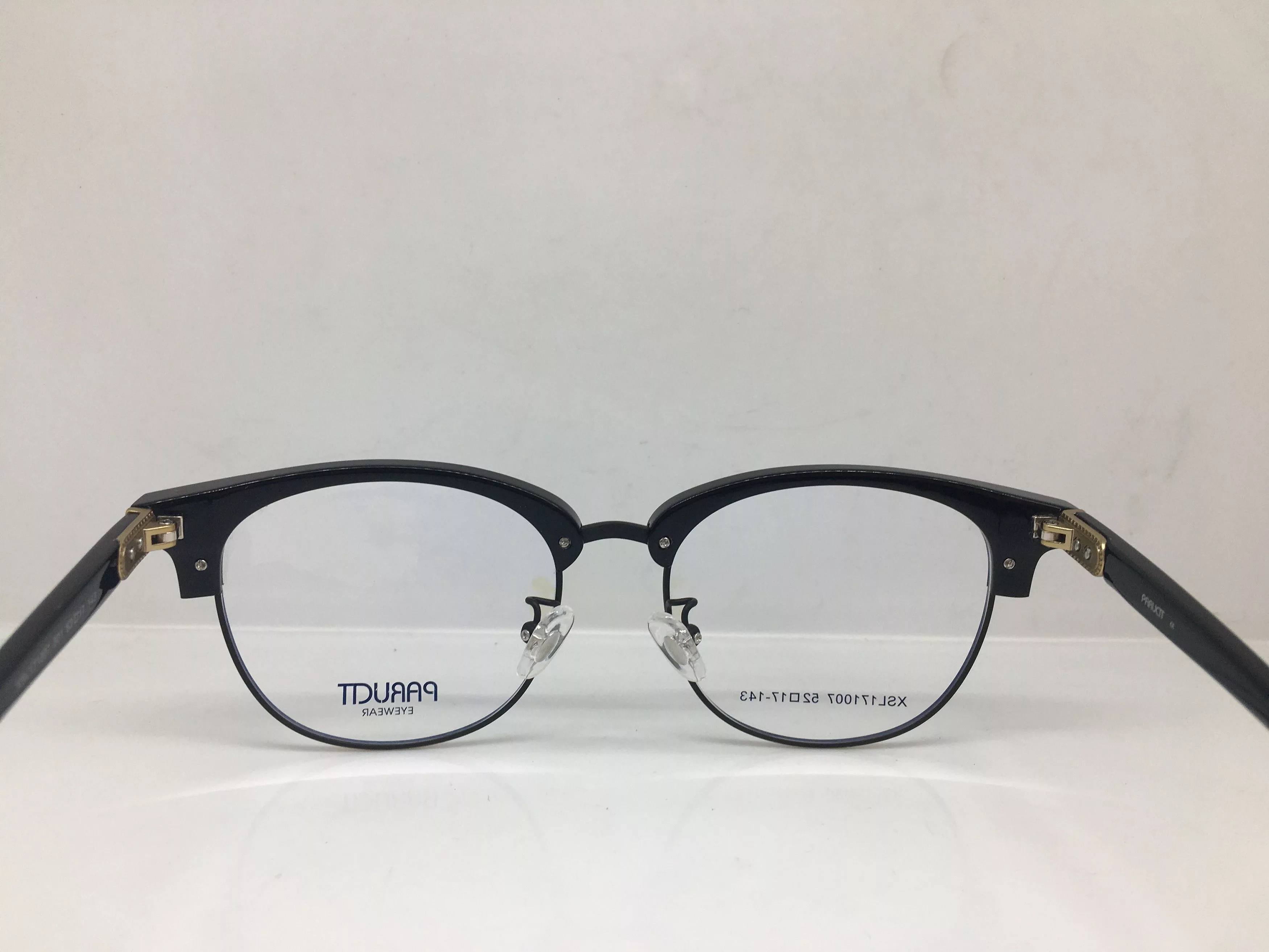 Other Glasses Other Paructt Black Copper Malcolm X Eyeglasses Frame Multi