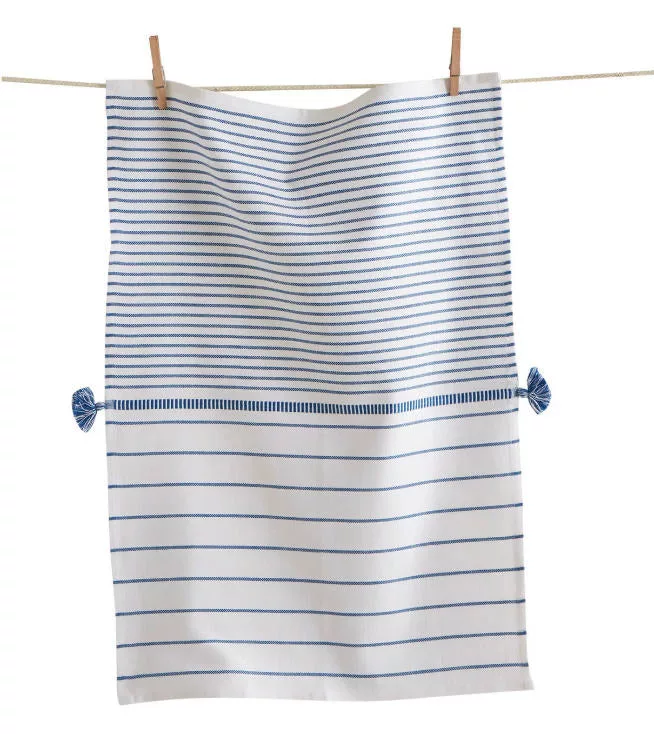 BEACH STRIPE DISHTOWEL BLUE