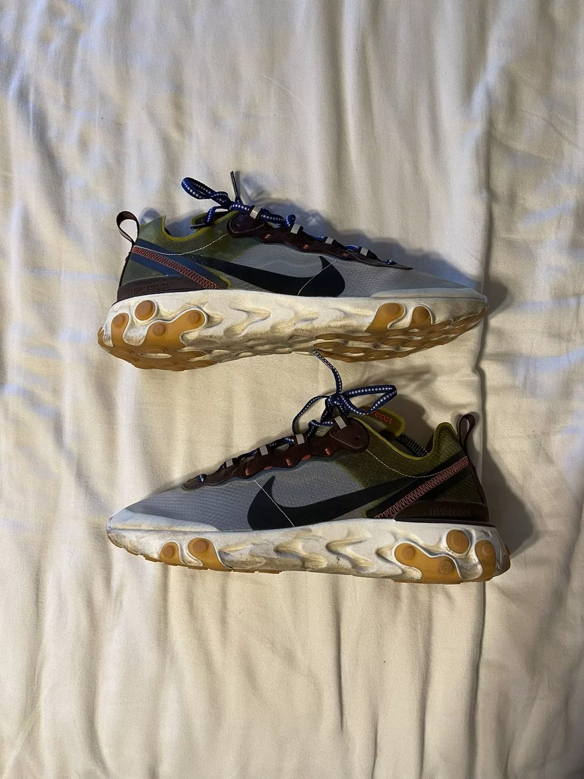 Nike Low Top Sneakers Nike React Element 87 ‘Moss Green’