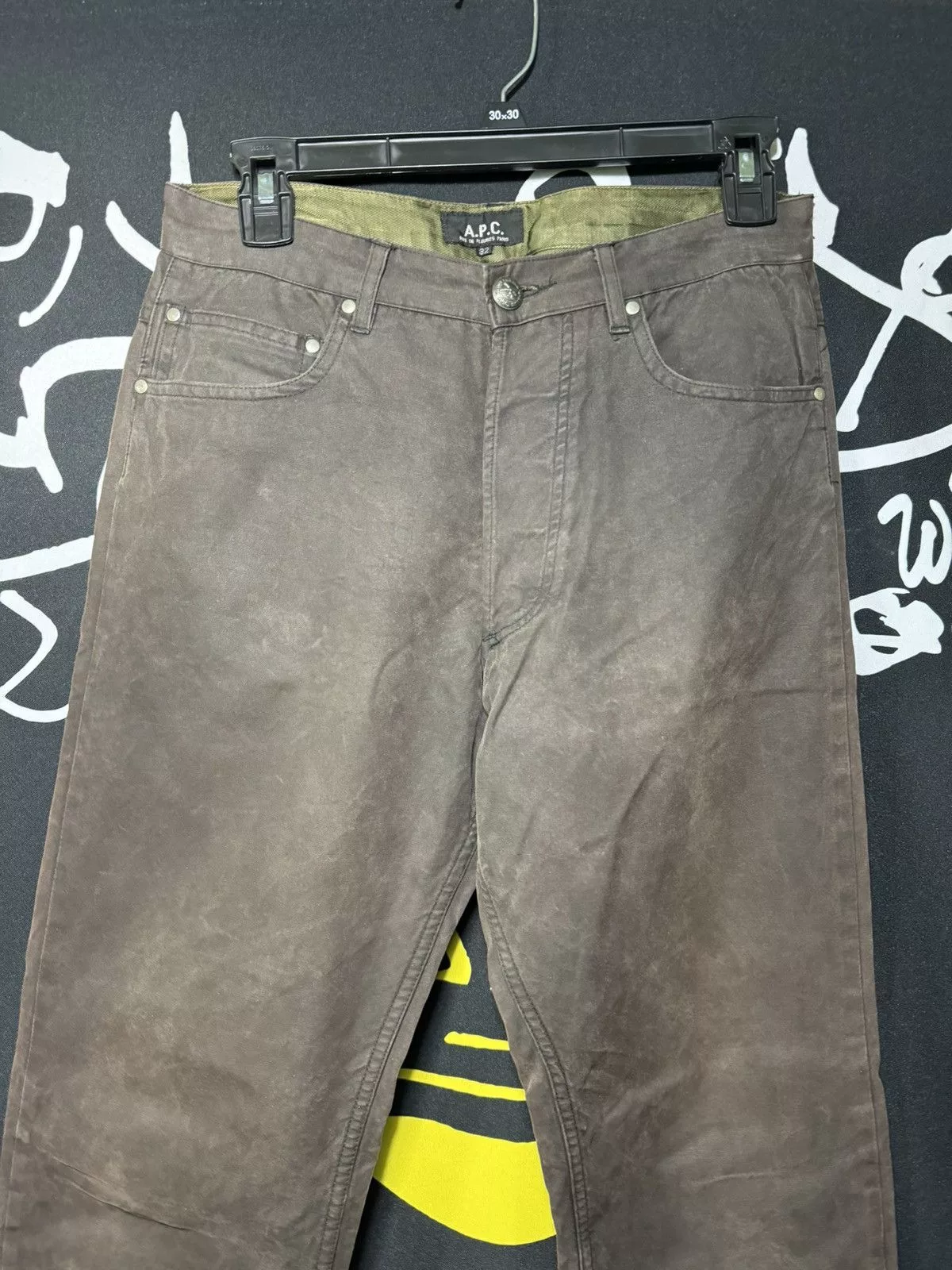 A.P.C. Casual Pants A.P.C. A.P.C waxproofing trouser Brown
