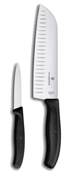 Swiss Classic 2 PC Santoku Starter Set