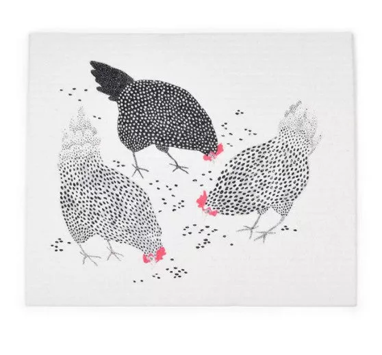 Kanaset Chicken Swedish Dishcloth