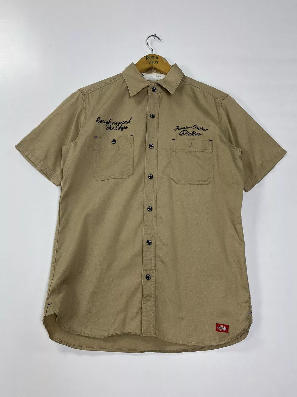 Dickies Shirts Button Ups Dickies Workers Shirt Brown Workwear