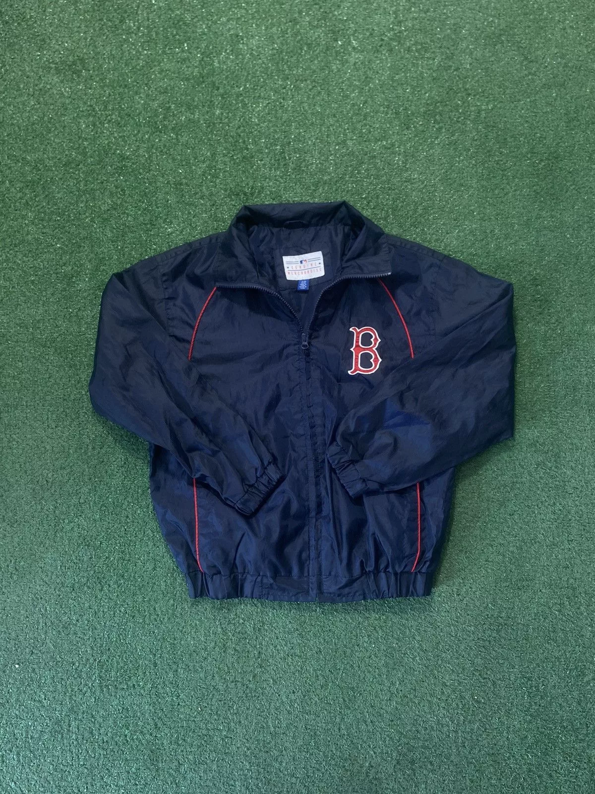 MLB Light Jackets Red sox jacket mlb Jersey Blue