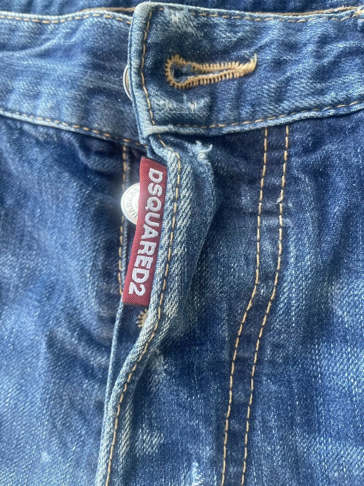 Designer Denim Designer × Dsquared2 Dsquared Distressed Cool Guy Jeans Blue