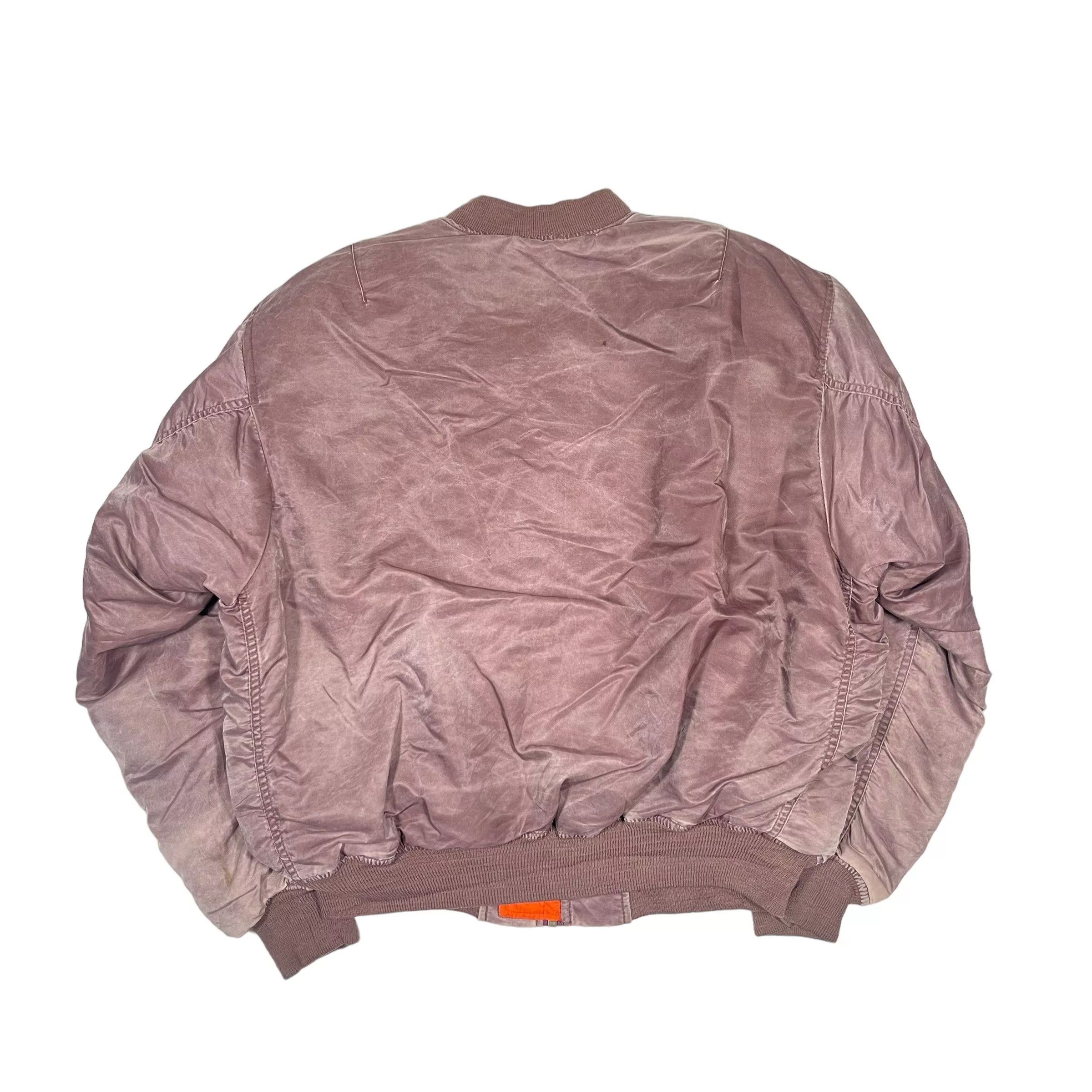 Converse Bombers Converse × Vintage Vintage 1990s Converse Nylon Washed Bomber Jacket Red