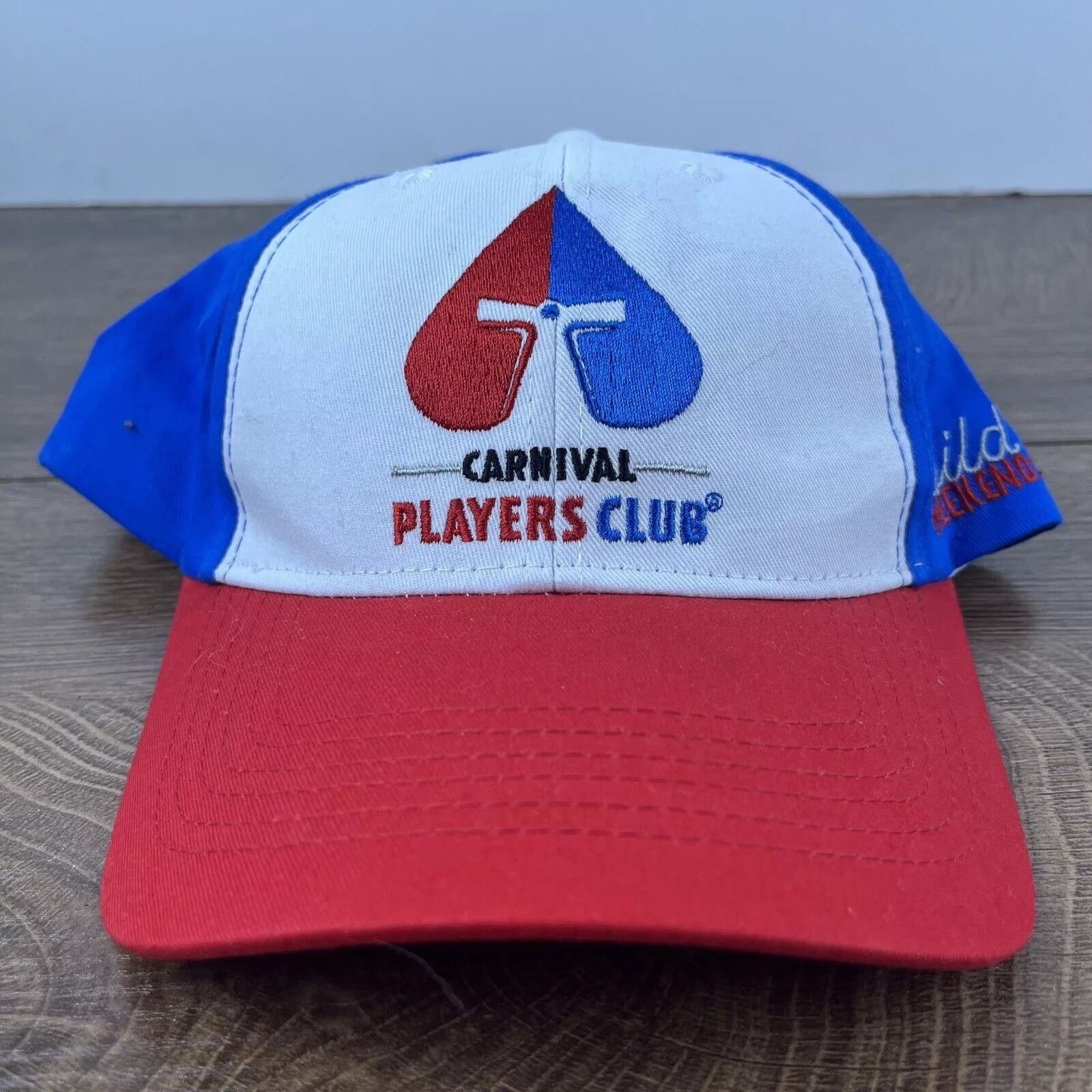 Other Hats Other Carnival Players Club Hat White Cap Hat Adjustable Hat White