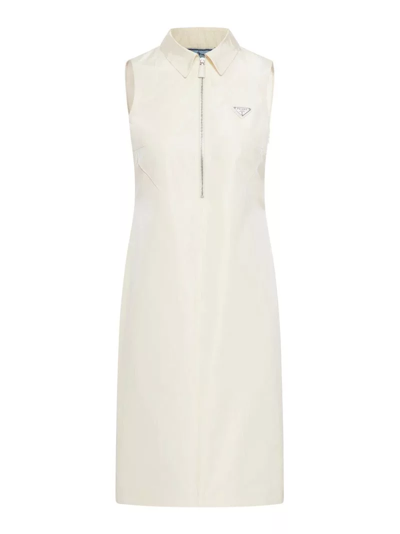Prada Midi Dresses Prada DRESS FAILLE White