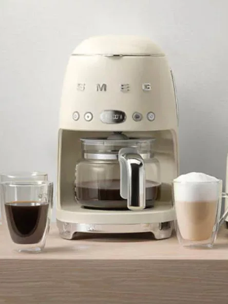 SMEG Cream Coffee Maker
