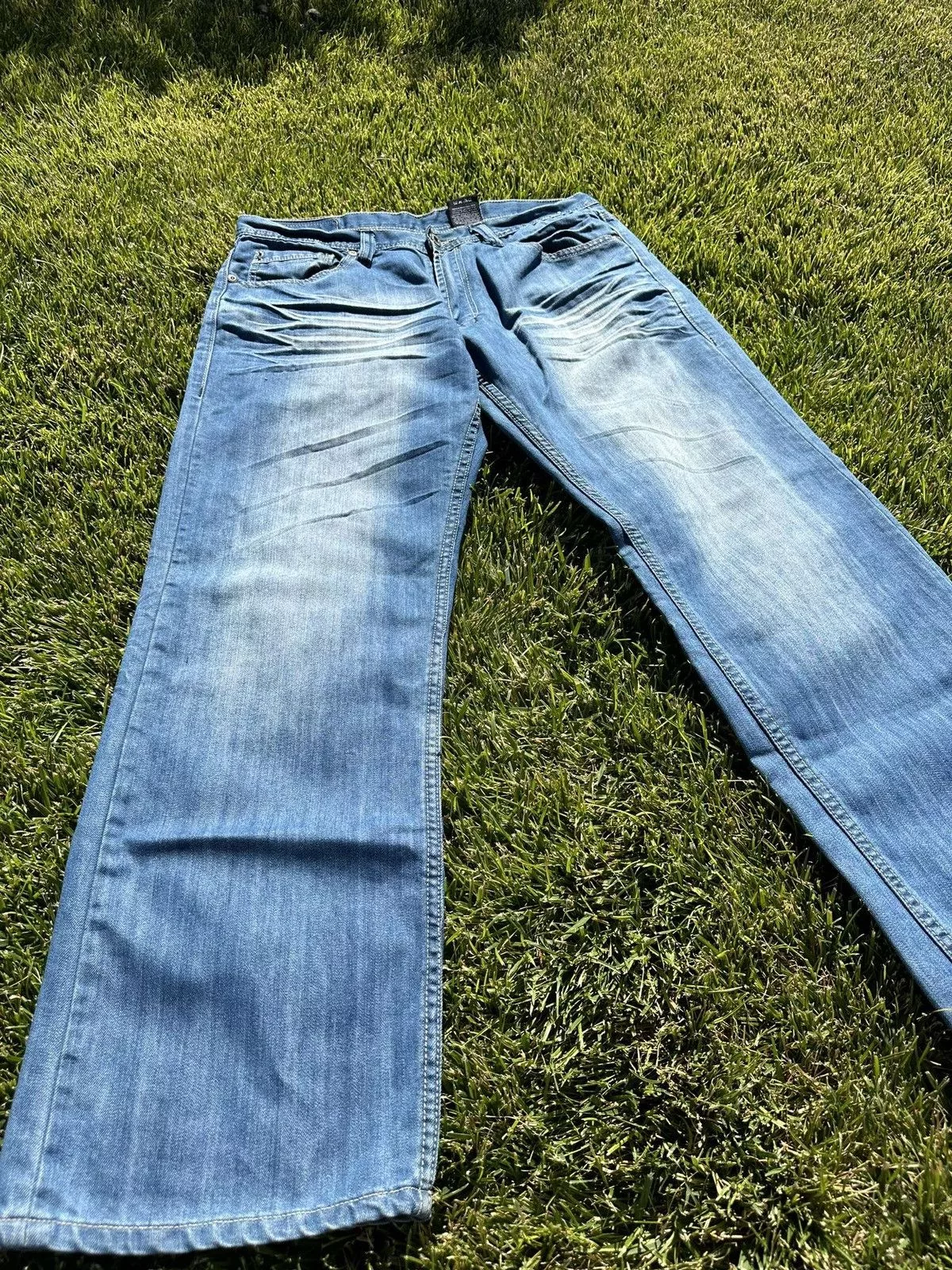 Buffalo David Bitton Denim Buffalo David Bitton × Japanese Brand Baggy Buffalo Denim Blue Streetwear