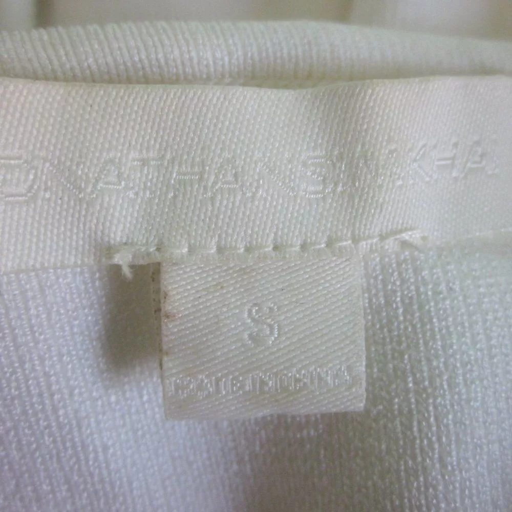 Jonathan Simkhai Blouses Jonathan Simkhai Jonathan Simkahi Pullover Top Ivory White Knit Size S Shoulder Details