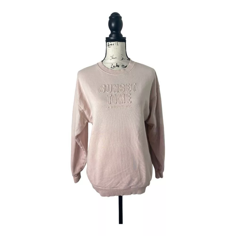 Zara Sweatshirts Zara SZ 13-14 "Sunset Time" gradient pink sweatshirt