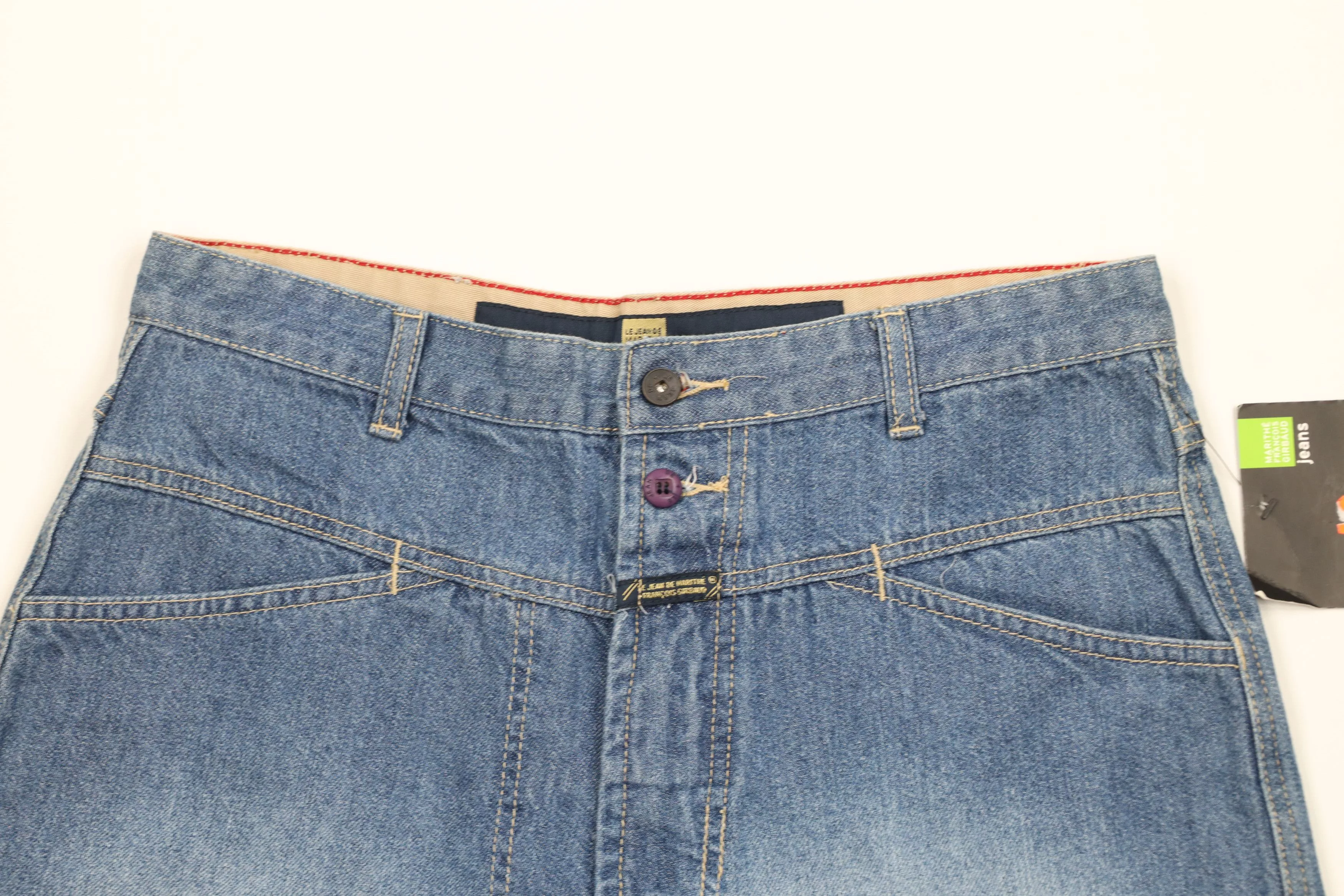 Marithe + Francois Girbaud Shorts Marithe + Francois Girbaud × Vintage Deadstock Vintage Marithe Francois Girbaud Denim Jean Shorts Blue