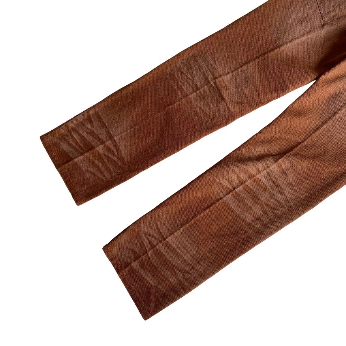 LOWBOX Denim Lowbox Chainsback Stone Washed Denim Pants Brown