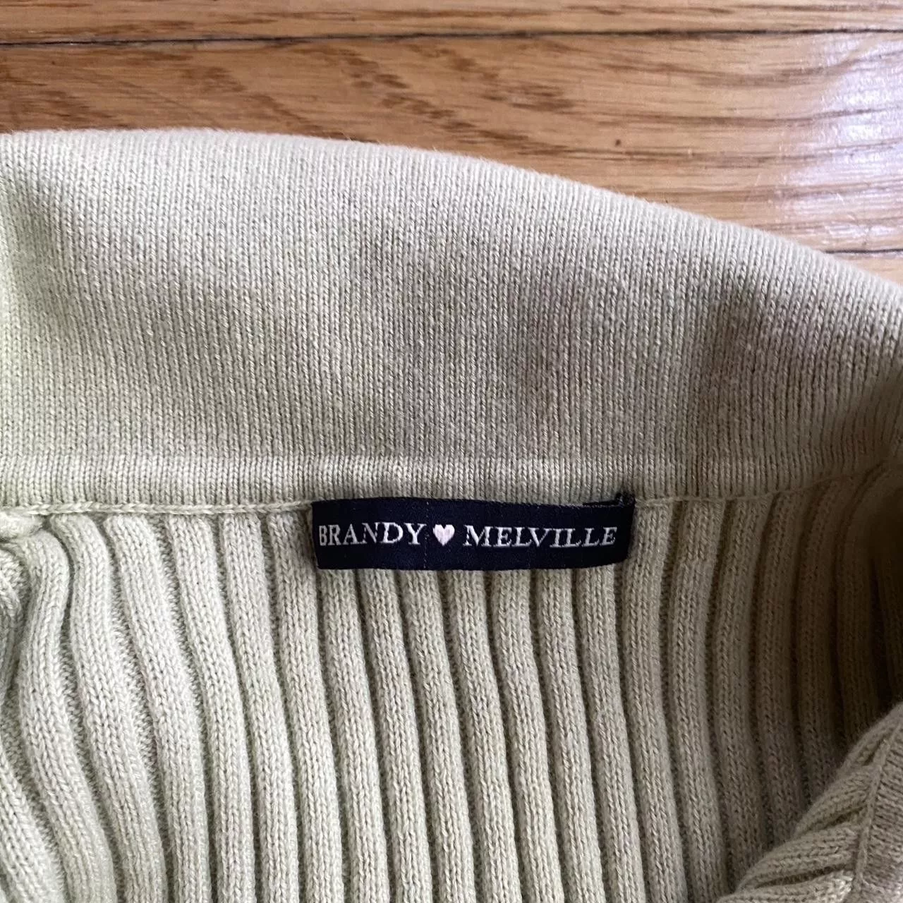 Brandy Melville Button Ups Brandy Melville olive green small tee