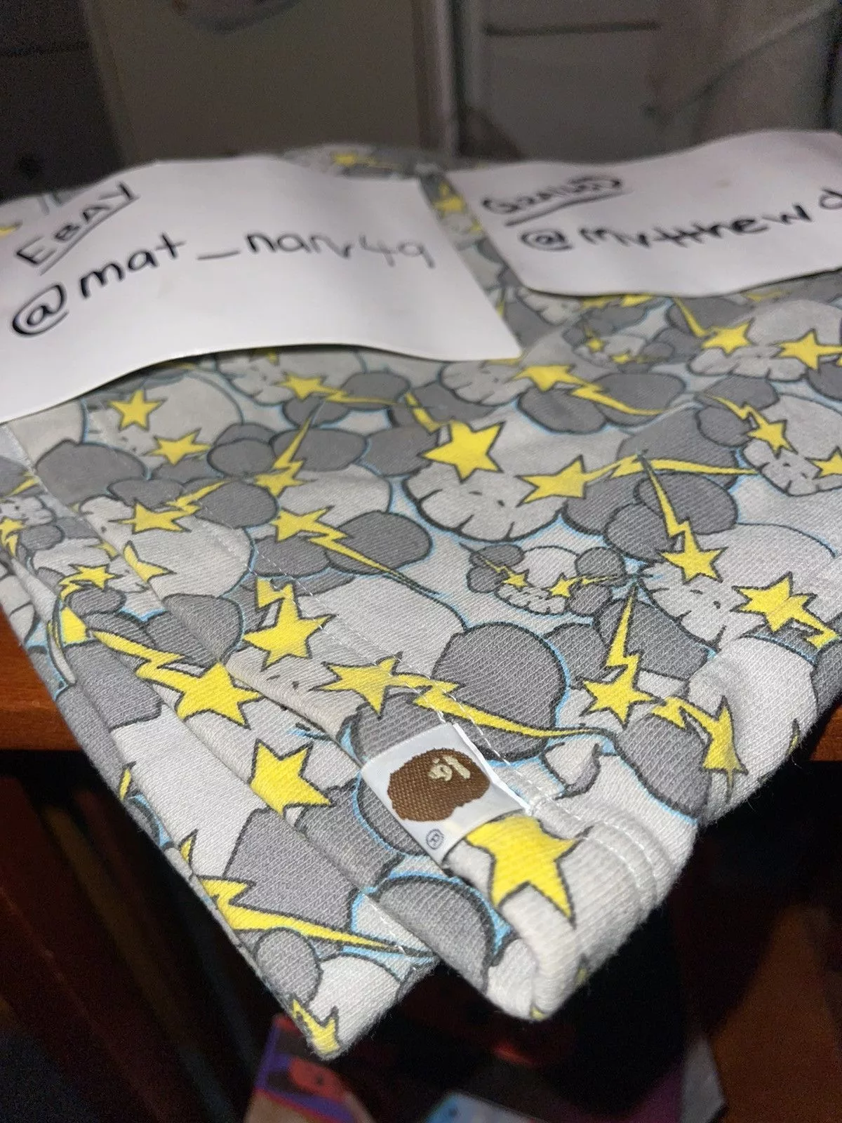 Bape Shorts Bape × Kaws 2005 BAPE x KAWS SKULLSTA SWEAT SHORTS Gray