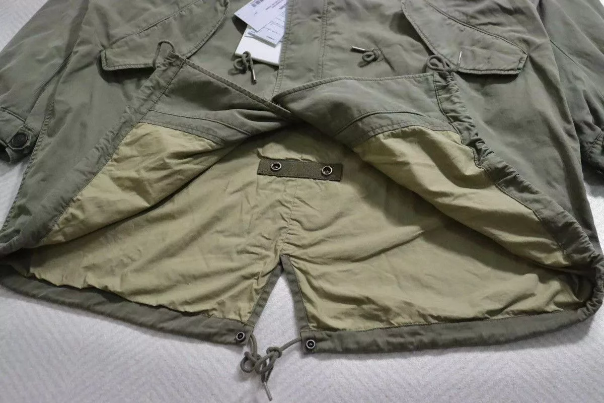 Visvim Parkas Visvim 23aw Spot Six Five Fishtail Parka Green