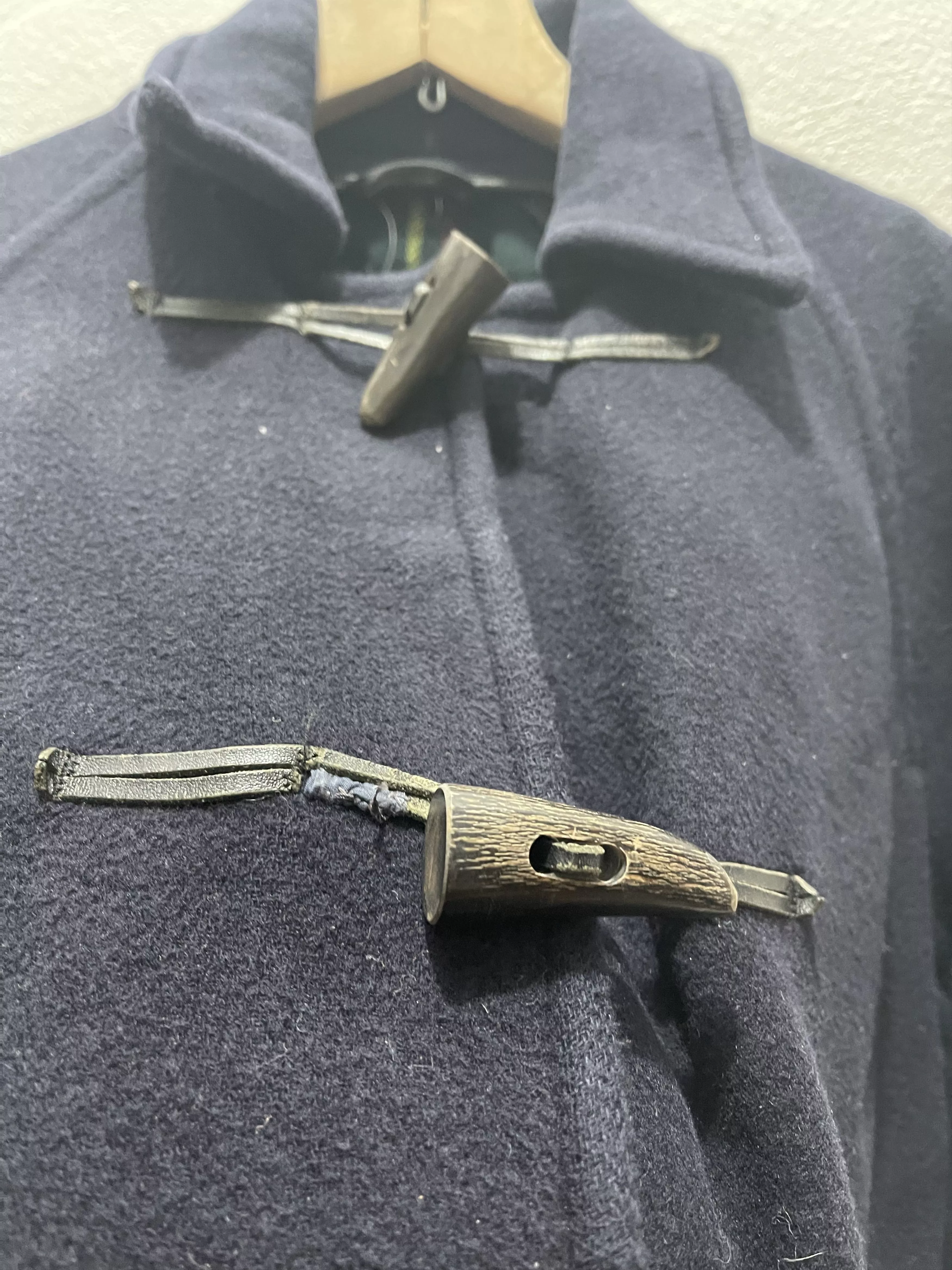 Gloverall Jackets Vintage Gloverall Duffle Coat Jacket Blue