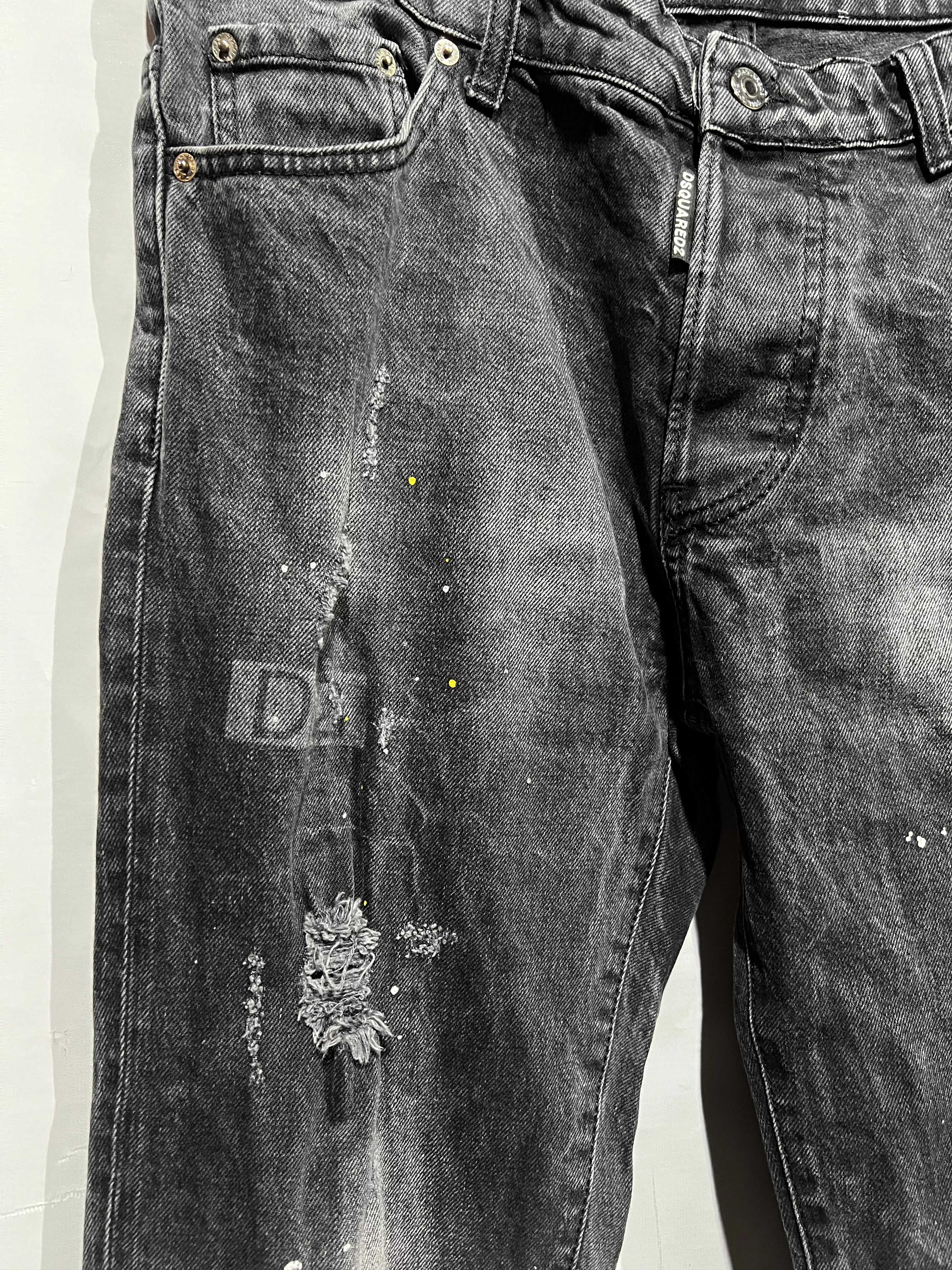 Dsquared2 Denim Jeans size 50 Distressed Gray