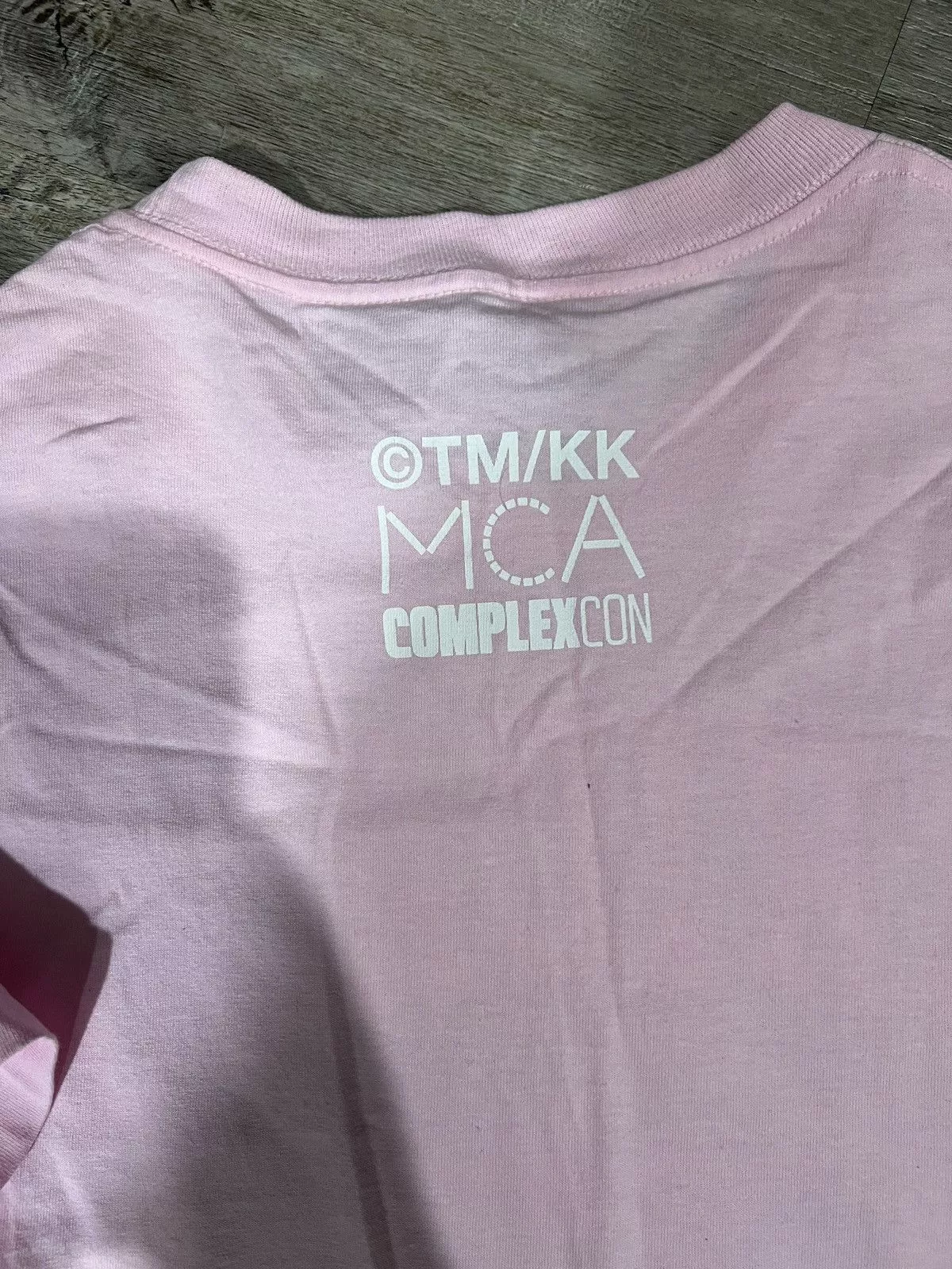 Takashi Murakami Short Sleeve T Shirts Takashi Murakami 2017 complex con Pink
