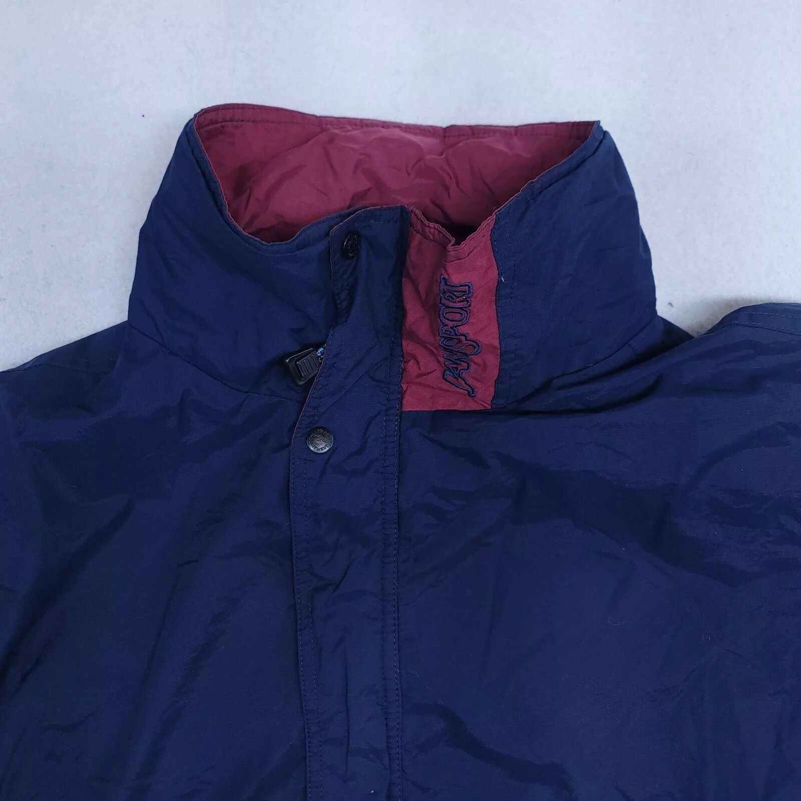 Jansport Heavy Coats Jansport Zip Up Casual Outdoor Jacket Mens Size L Blue