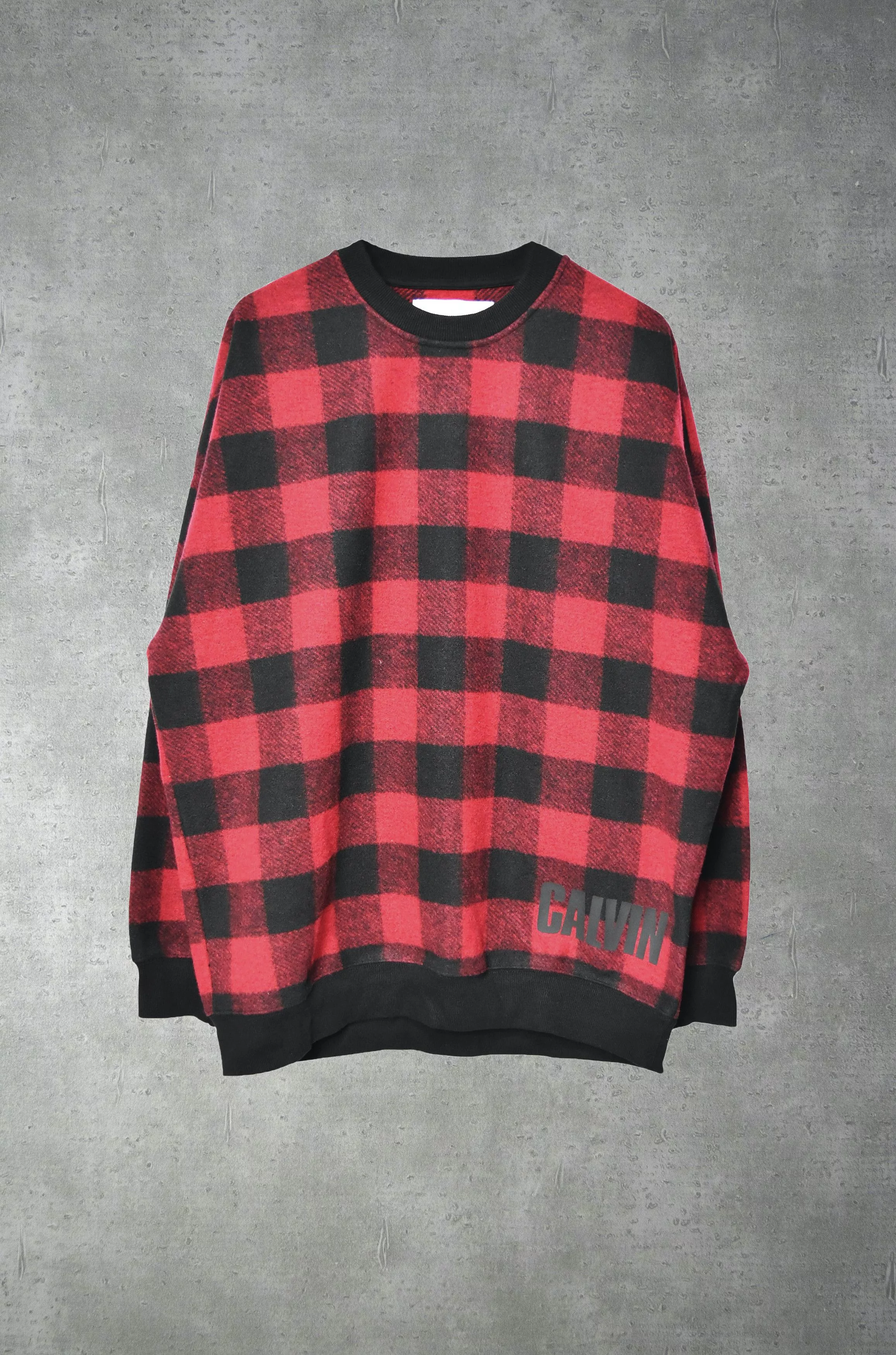 Calvin Klein Sweatshirts Hoodies Calvin Klein/buffalo check sweat shirt/23781 - 0515 50 Black