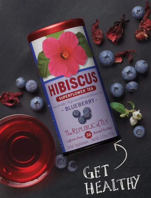Blueberry Hibiscus Tea Bags 36