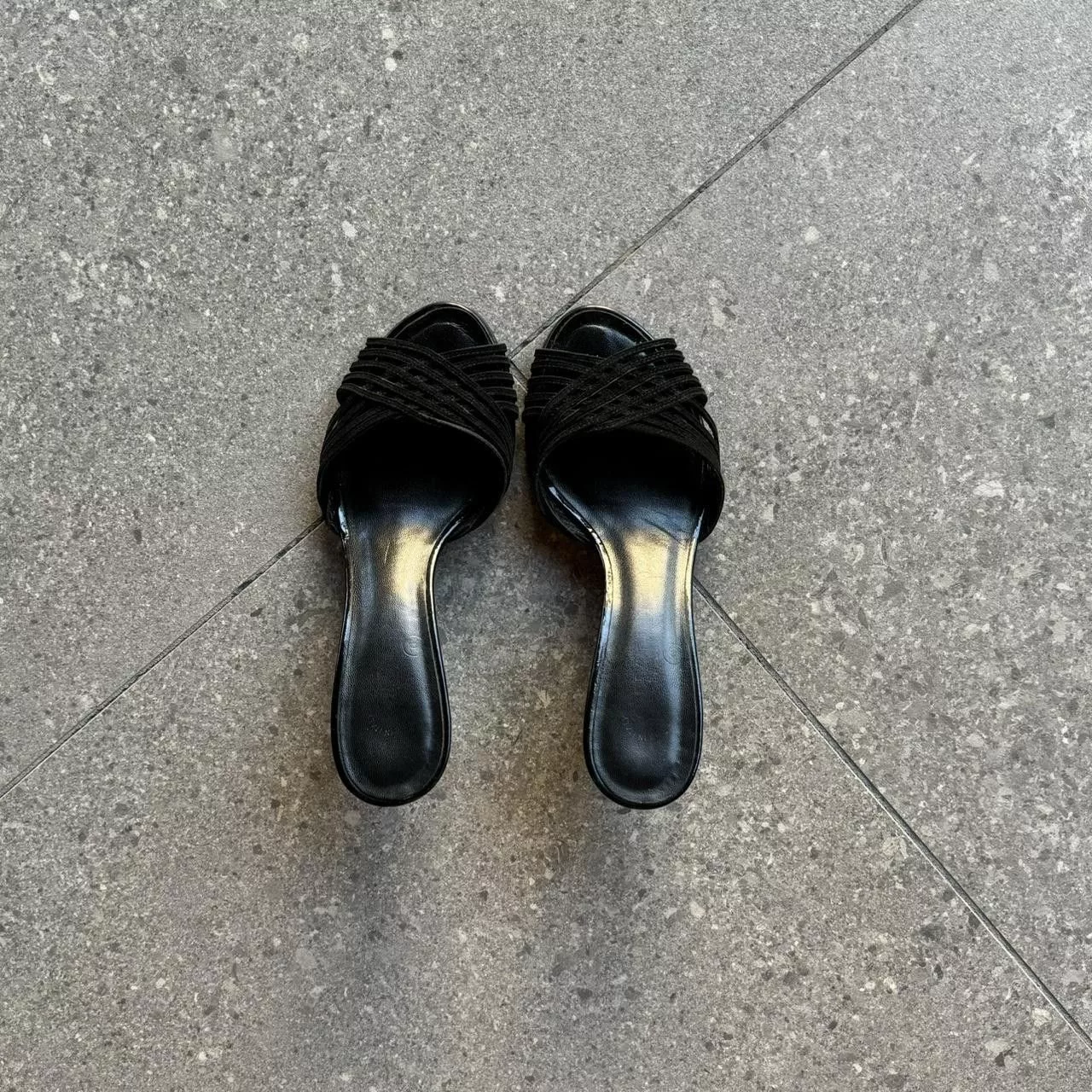 Chanel Mules Chanel 2000s Black Kitten Heels