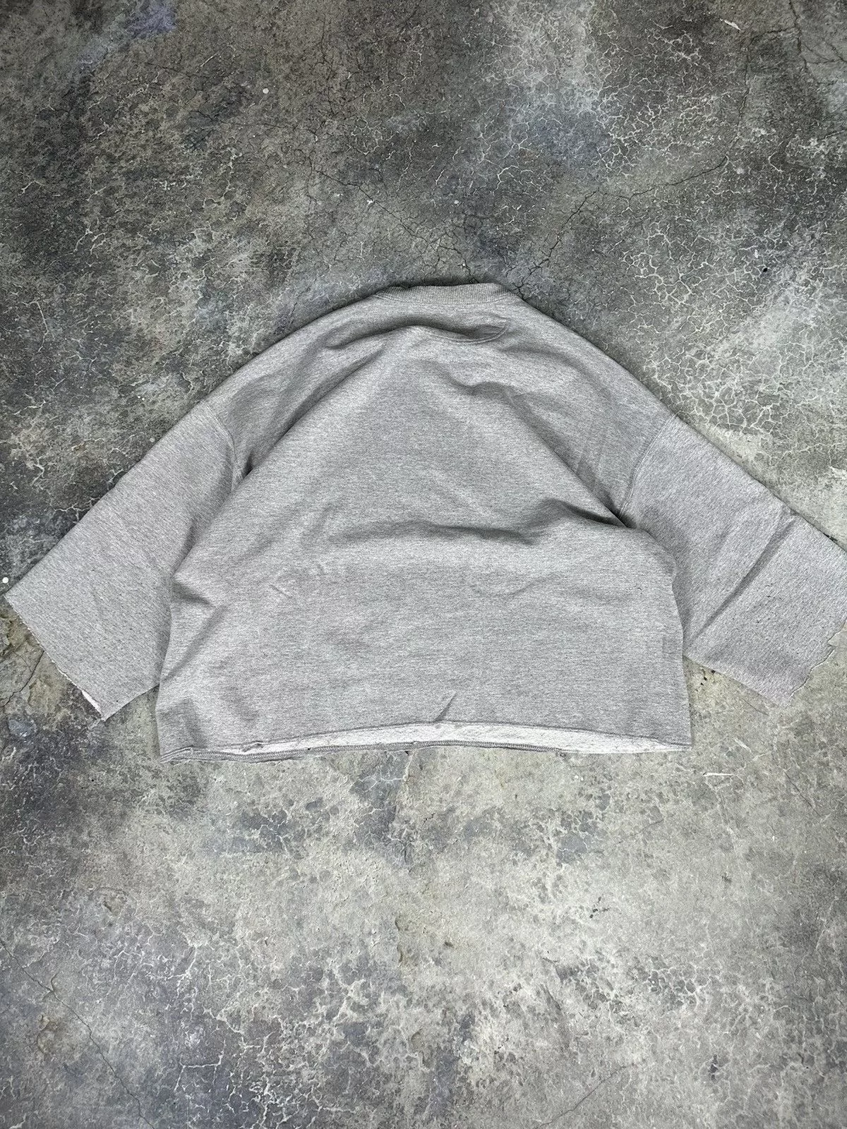 Starter Sweatshirts Hoodies Starter × Vintage Vintage Thrashed Custom “CRACK” Starter Crewneck Gray