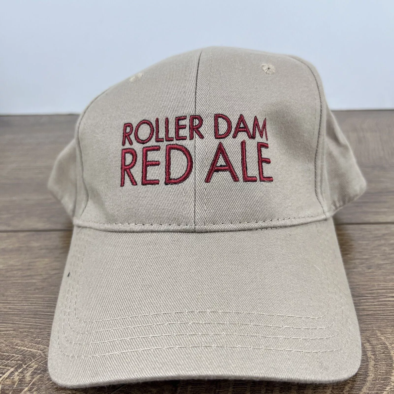 Other Hats Other Roller Dam Red Ale Hat Tan Brown Hat Adjustable Adult Roller