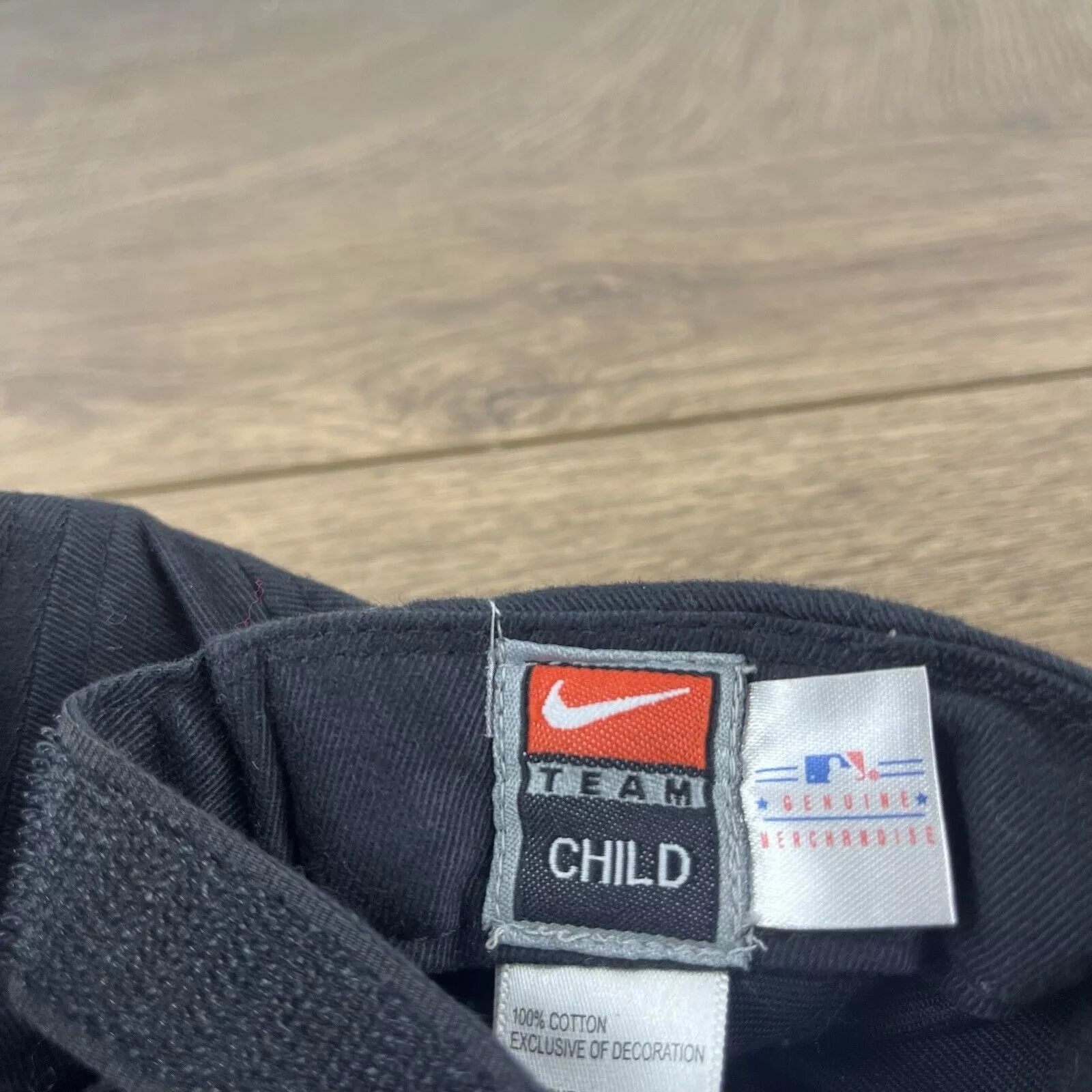Nike Hats San Francisco Giants CHILD Hat Nike Black Hat Adjustable Bla