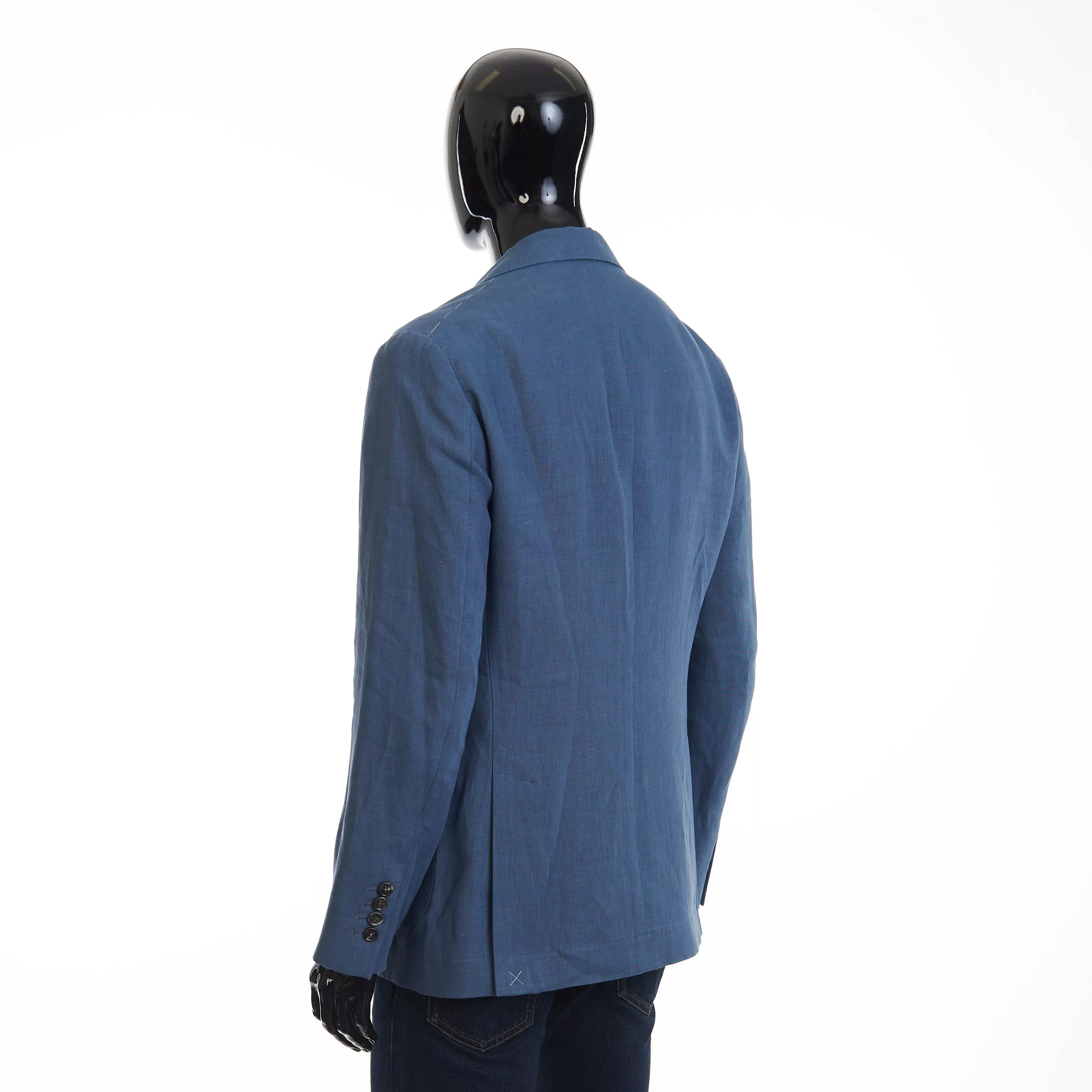Brunello Cucinelli Blazers Brunello Cucinelli Deconstructed Blazer Jacket - Patch Pockets Blue