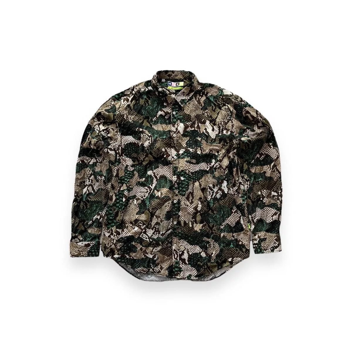 MSGM Shirts Button Ups MSGM × Vintage Msgm Shirt Snake Vintage Gray