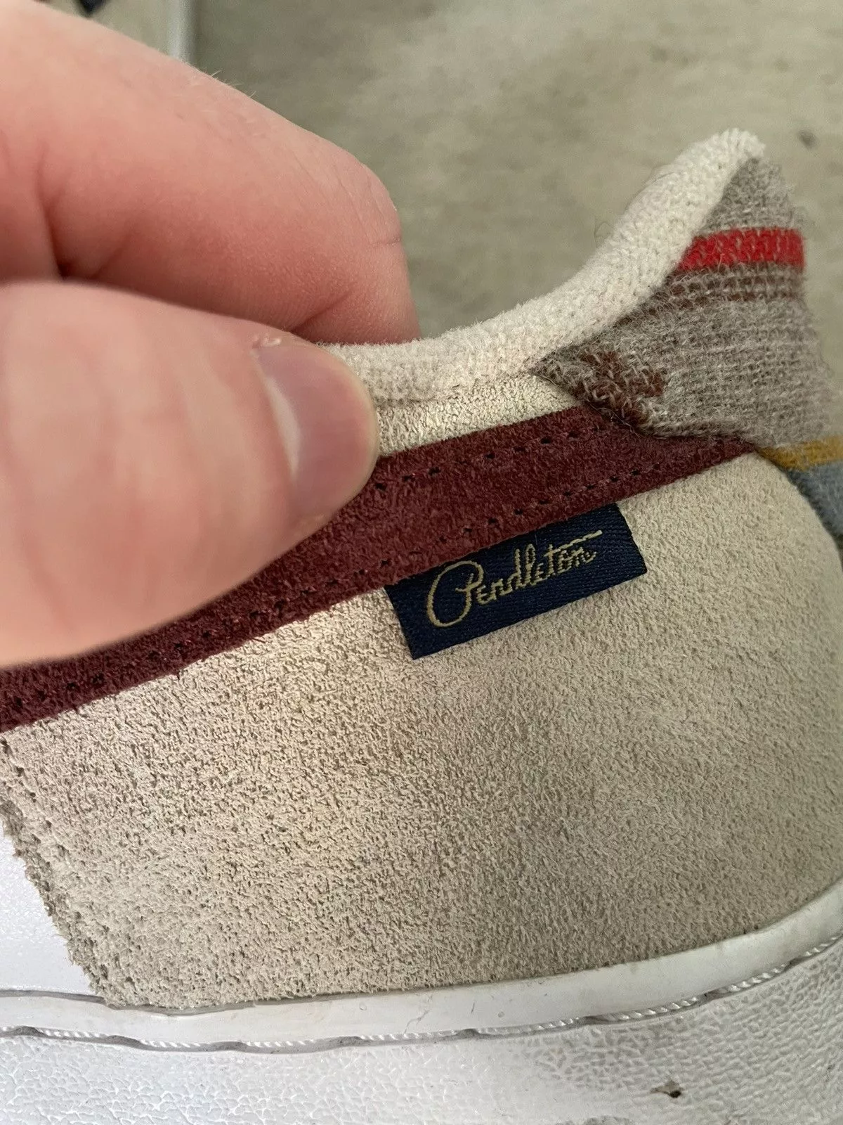 Nike Low Top Sneakers Nike × Pendleton NikeID x Pendleton custom suede Airforce 1s White