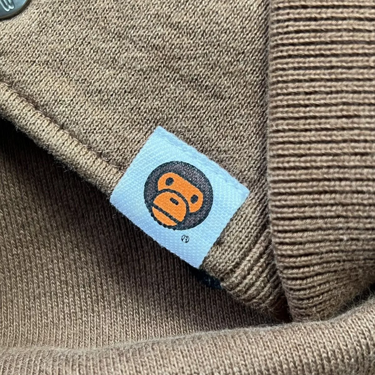 Bape Bombers Baby Milo Bape Star Virsity Jacket Brown