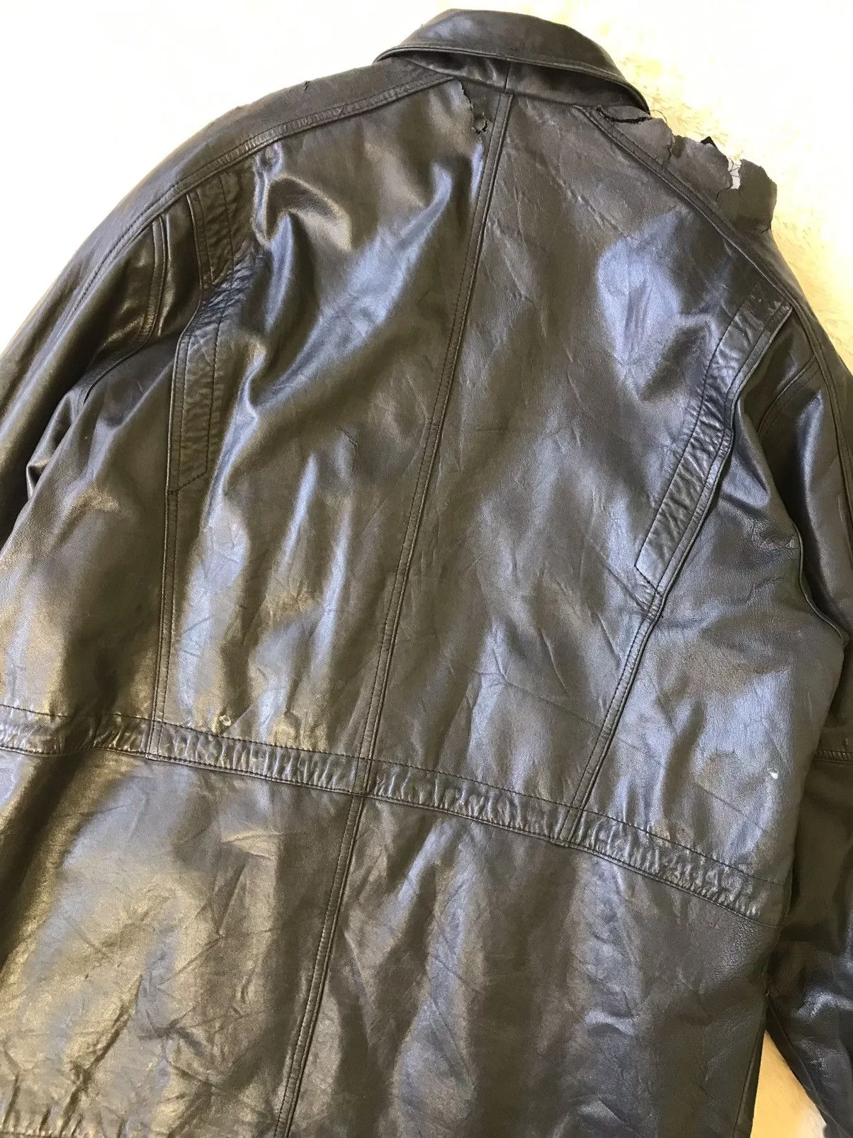 Leather Leather Jackets Leather × Vintage Rob & Bob Vintage Leather Jacket Black