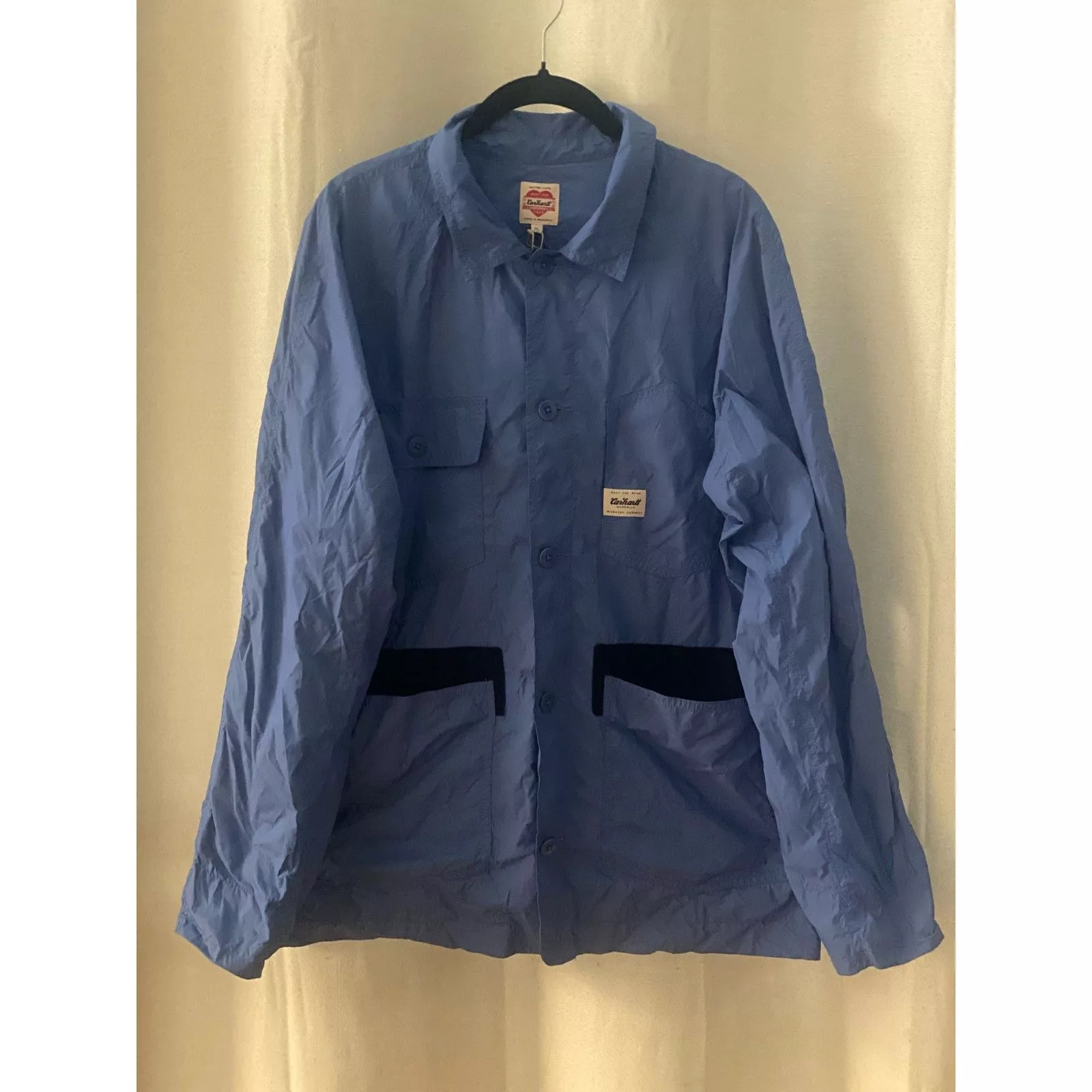 Carhartt Wip Light Jackets Carhartt Wip Carhartt Heritage "Trammell Coat" in Maritius m xlarge Blue