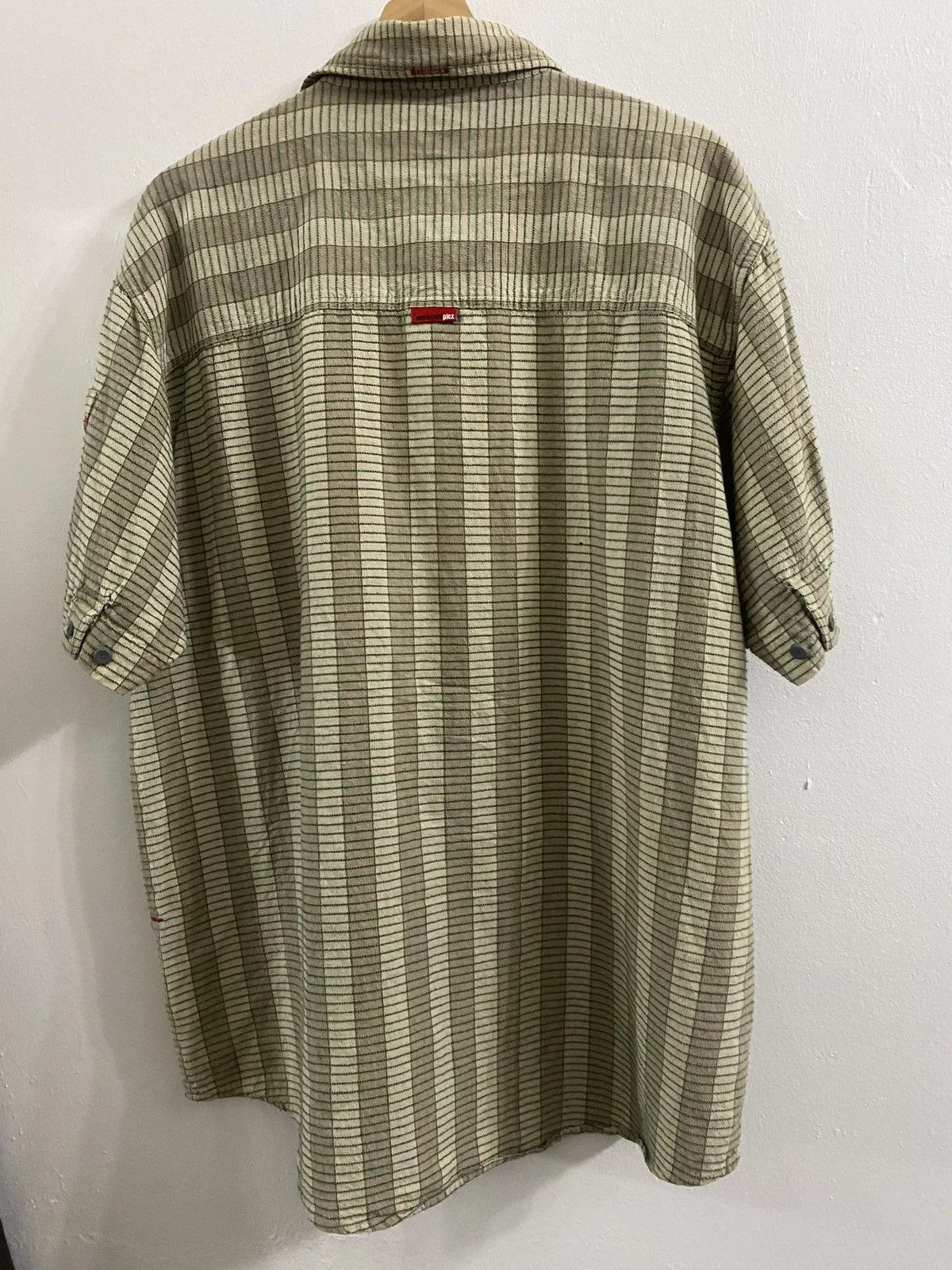 Ecko Unltd. Shirts Button Ups Ecko Unltd. Ecko.Complex Streewear Multi Pocket Shirt Brown Vintage