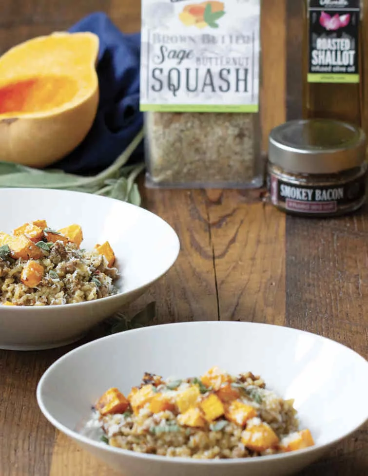 Brown Butter Sage Butternut Squash Risotto
