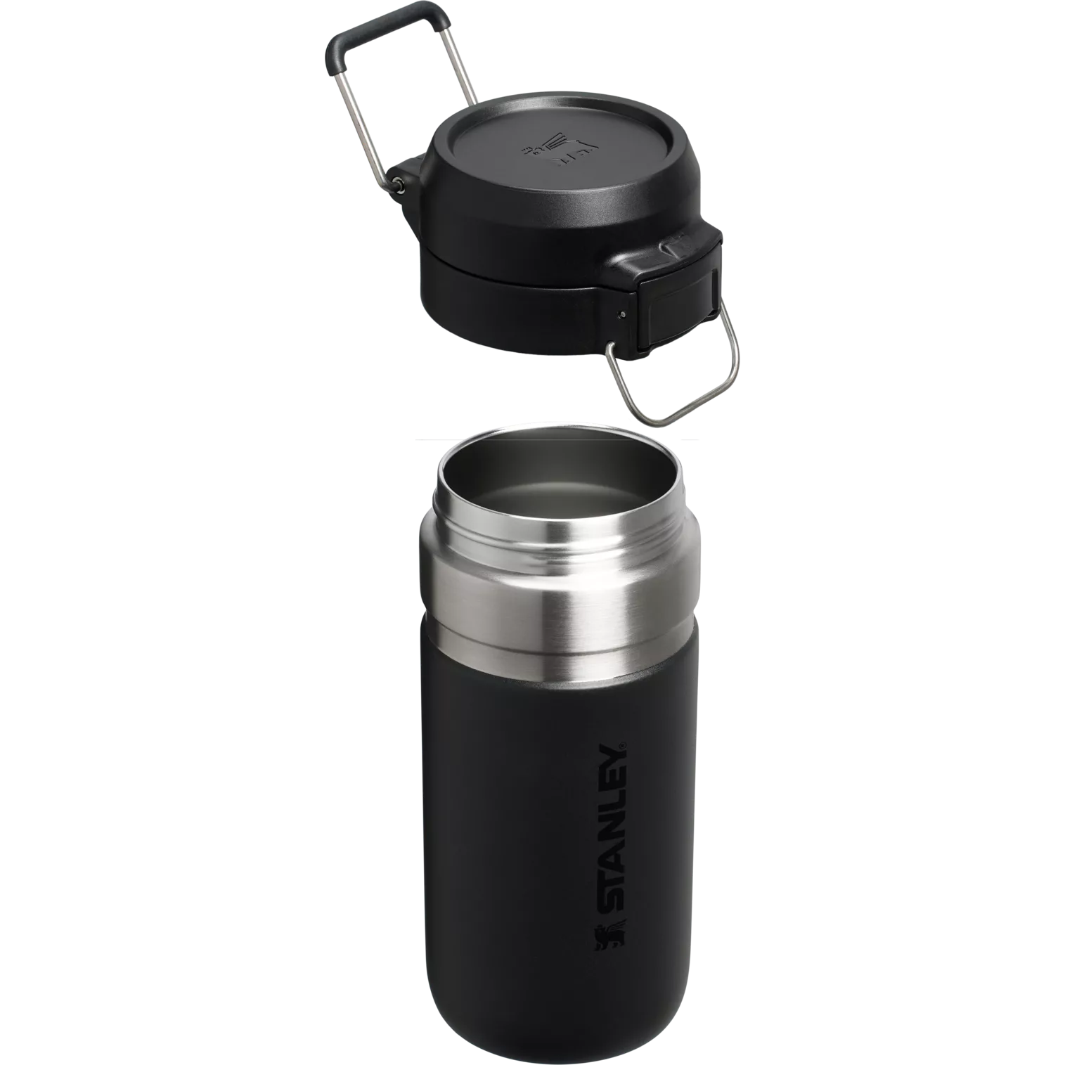 Stanley 16 OZ Quick Flip Go Water Bottle In Black