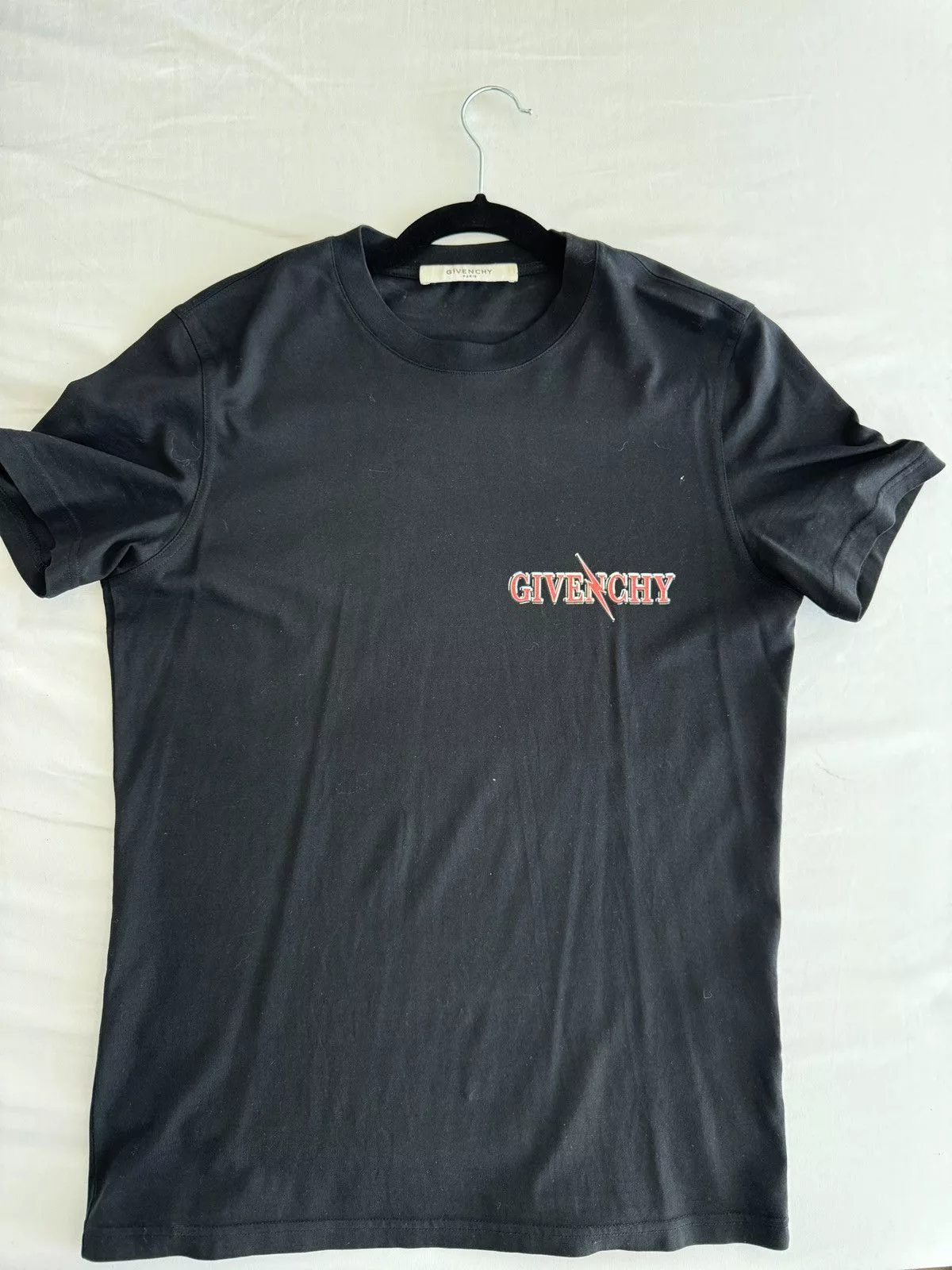 Givenchy Short Sleeve T Shirts Givenchy T shirt winged chimeras Black