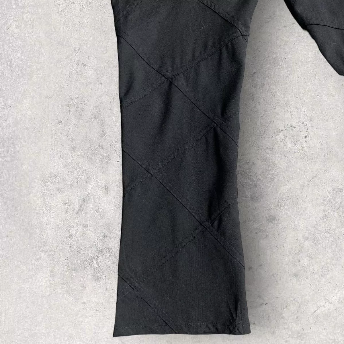 Comme des Garcons Pants Comme des Garcons SS14 Diamond Cut Patchwork Pants Black