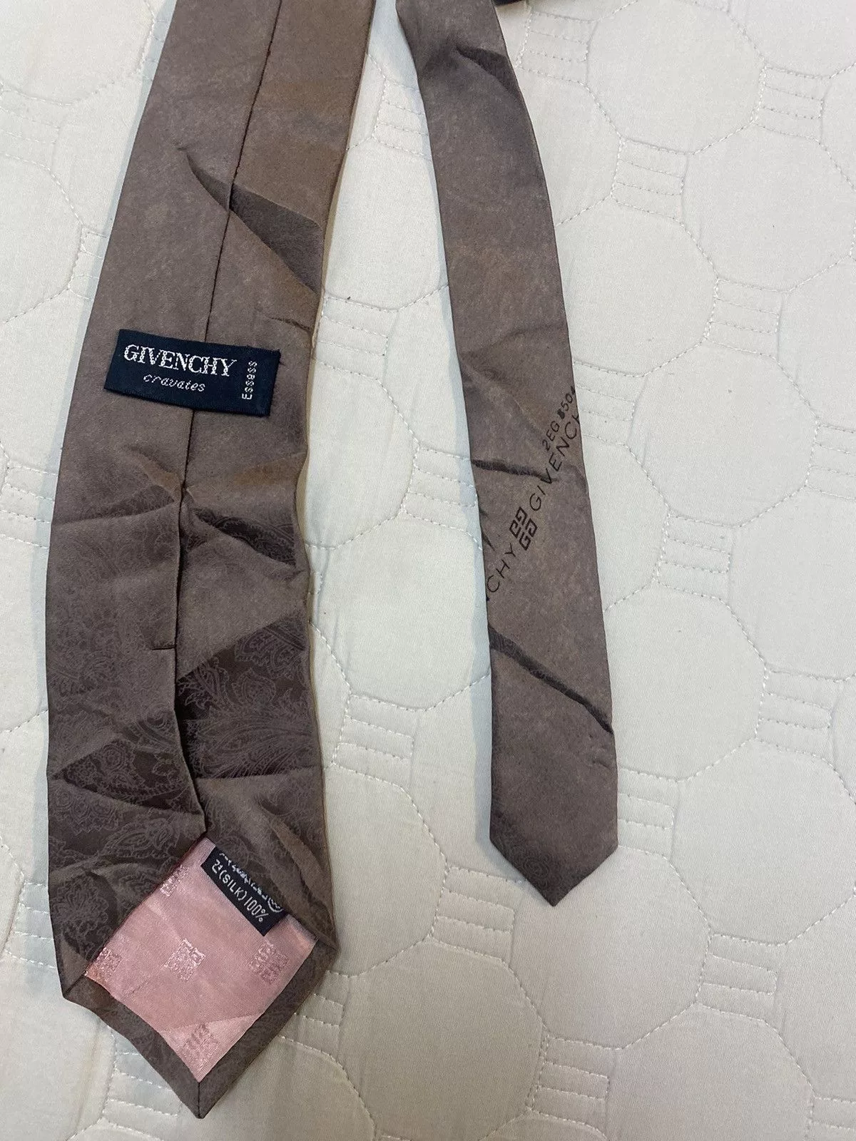 Designer Ties Pocketsquares Designer × Givenchy Givenchy Tie Brown